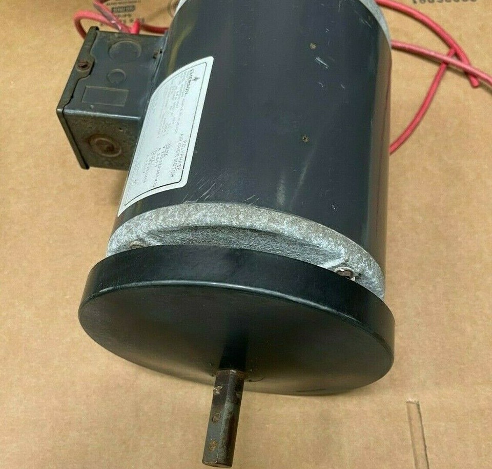3/4HP Emerson Polyphase Air Over Motor 200-220/380v 3.5A