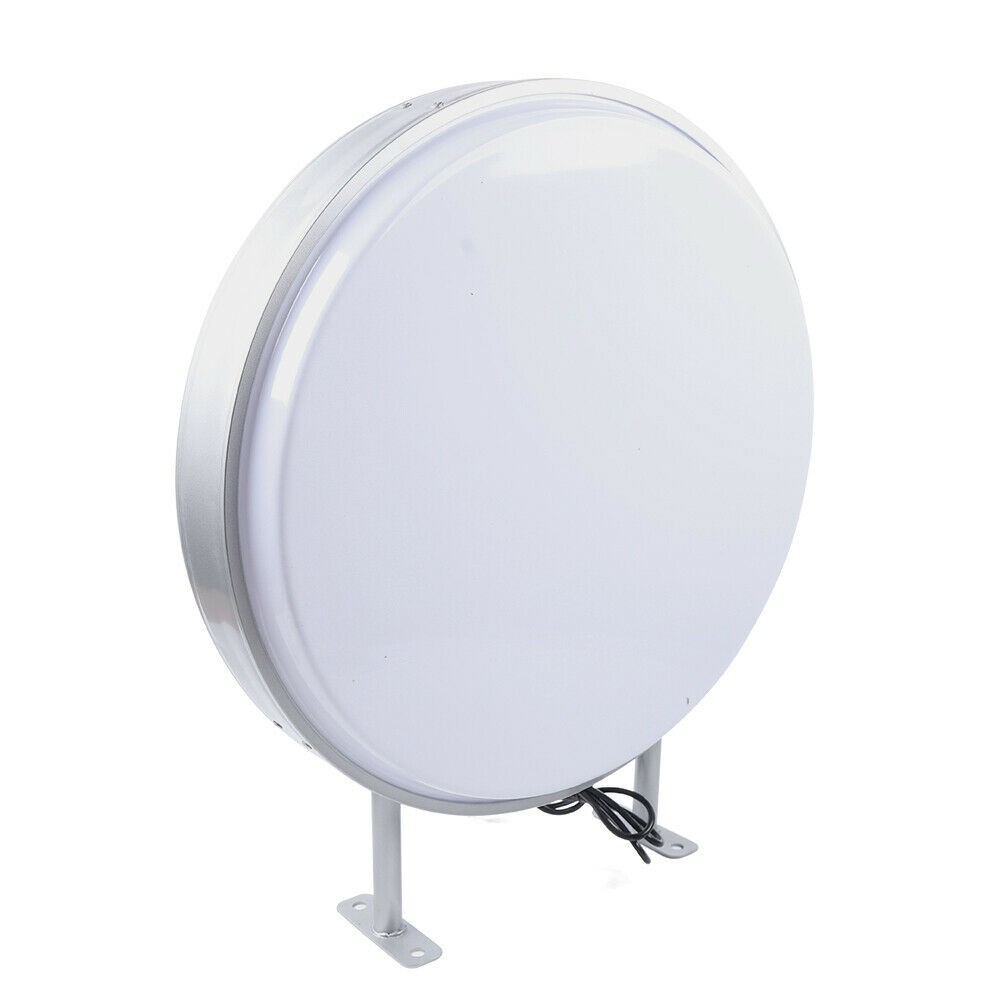 24in LED Double Sided Round Light Outdoor Advertising Projecting Light Box Sign