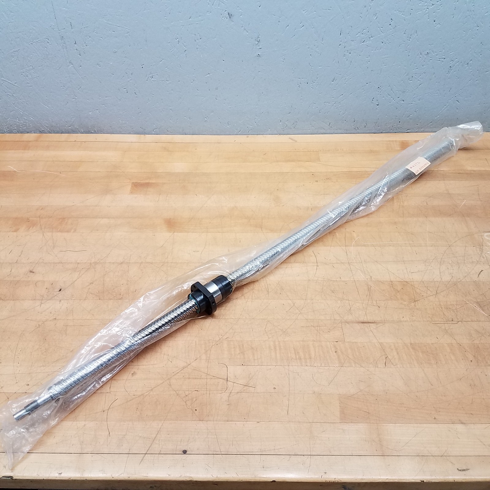 HIWIN S089434-1 014 Ball Screw Gear W/ ~1098mm Spindle, Nut Dia. 40mm,71.5mm L