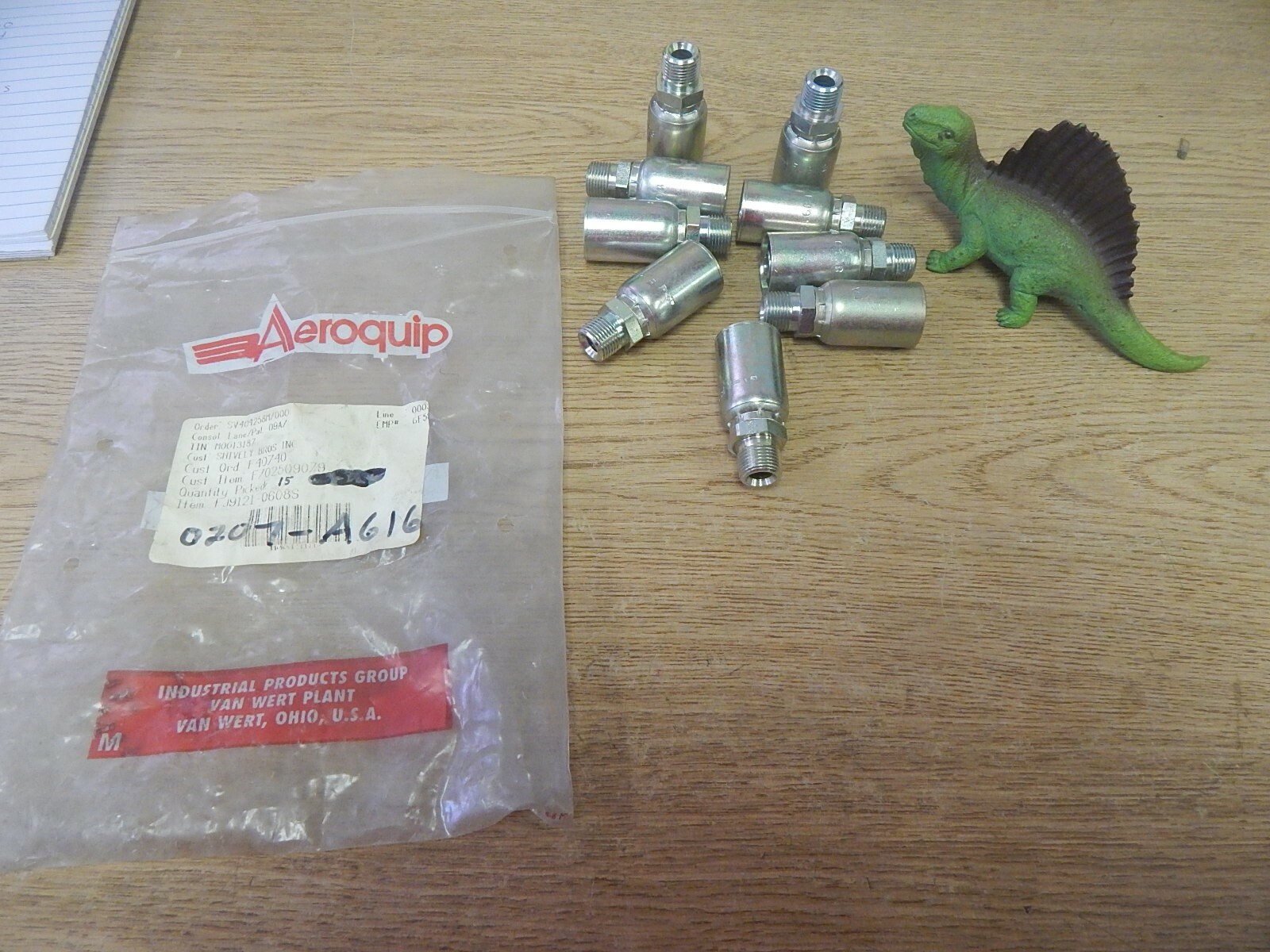 NEW Aeroquip AFJ9121-0608S Hose Fittings, SV404258M1000 Lot of 9