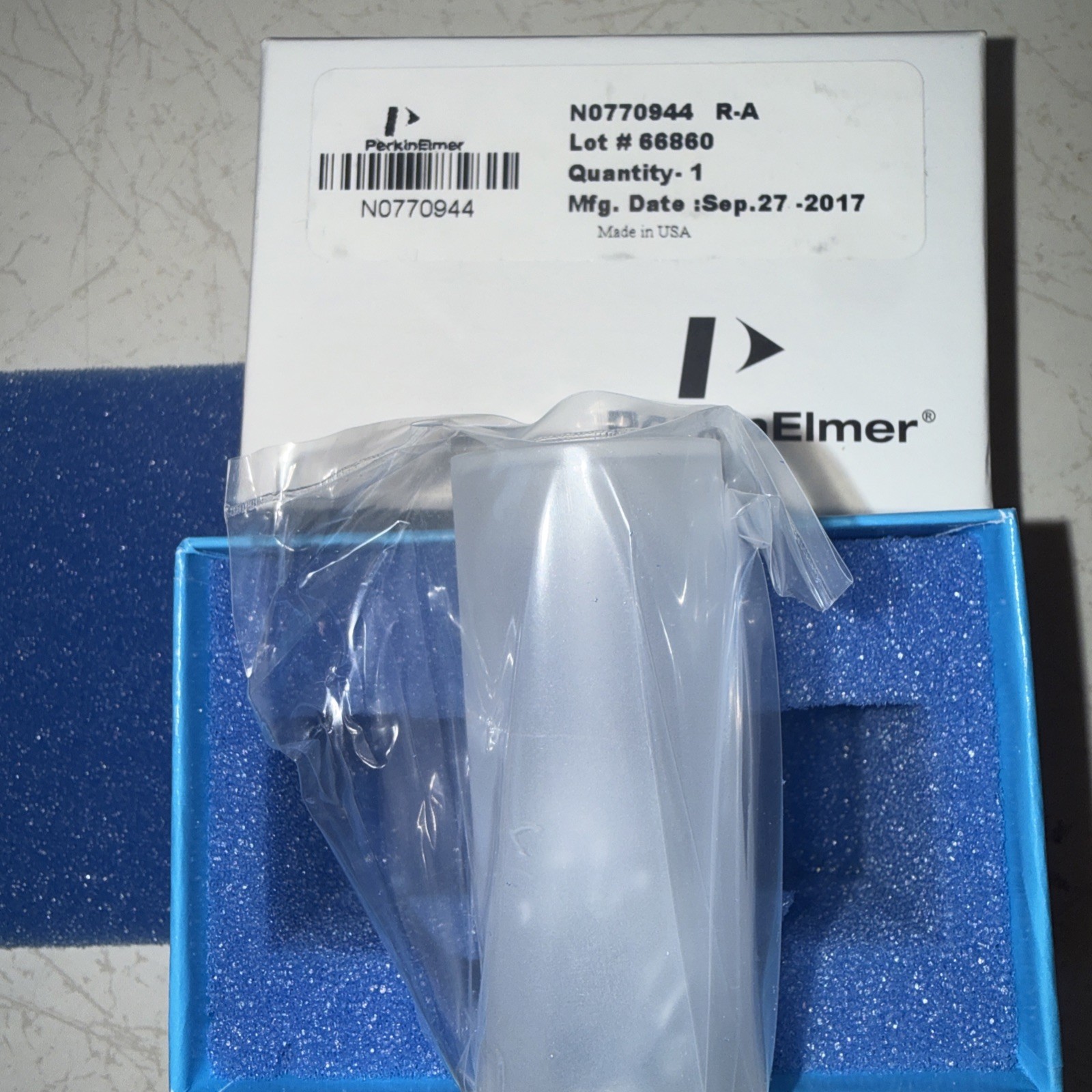 Perkin Elmer Radial Purge Extension Window Optima 5×00/7100/7200/7300 DV/8300