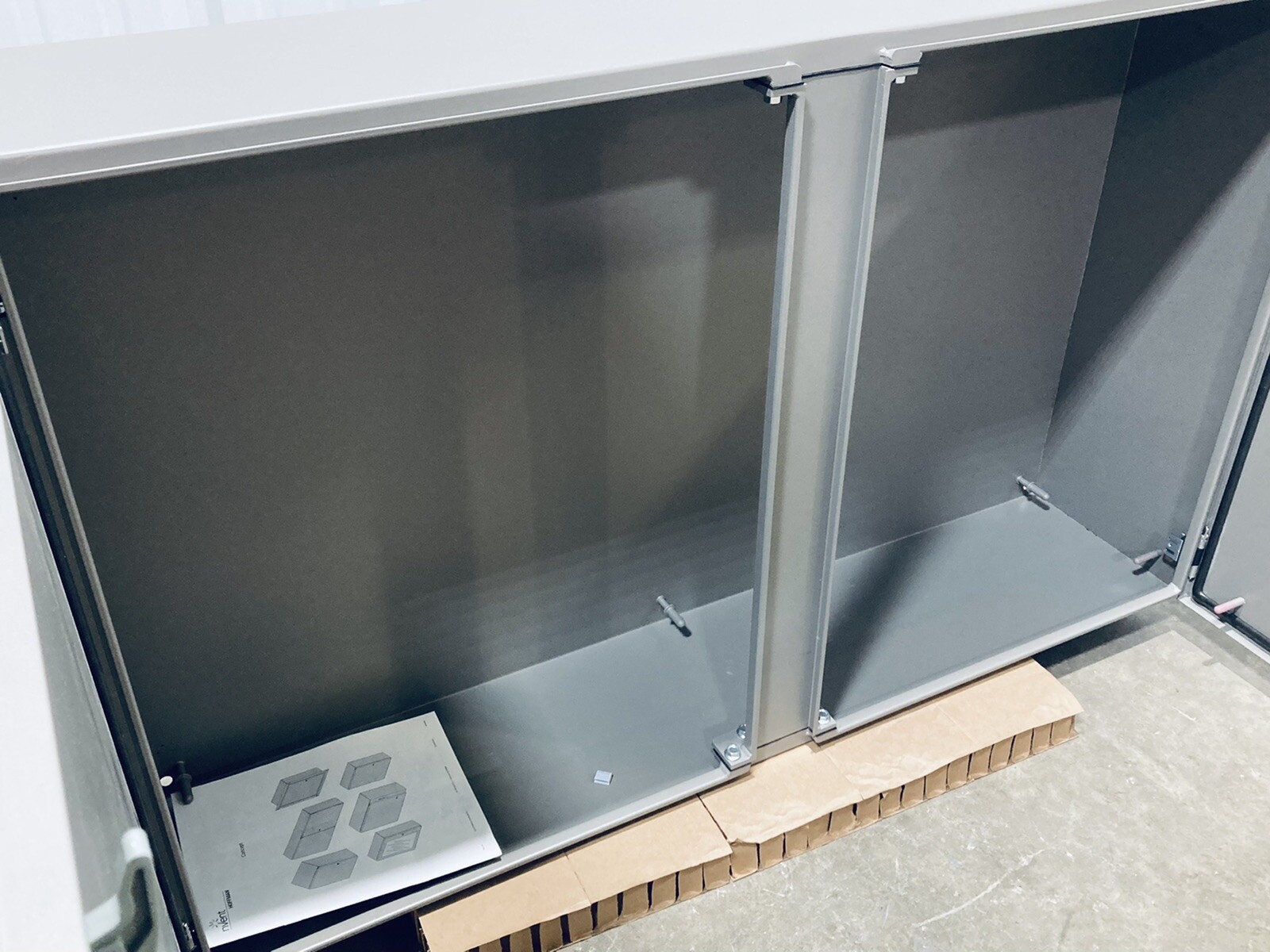 UNUSED HOFFMAN CTD304810/SPL MILD STEEL TWO-DOOR ENCLOSURE 30″x48″x10″ TYPE-12