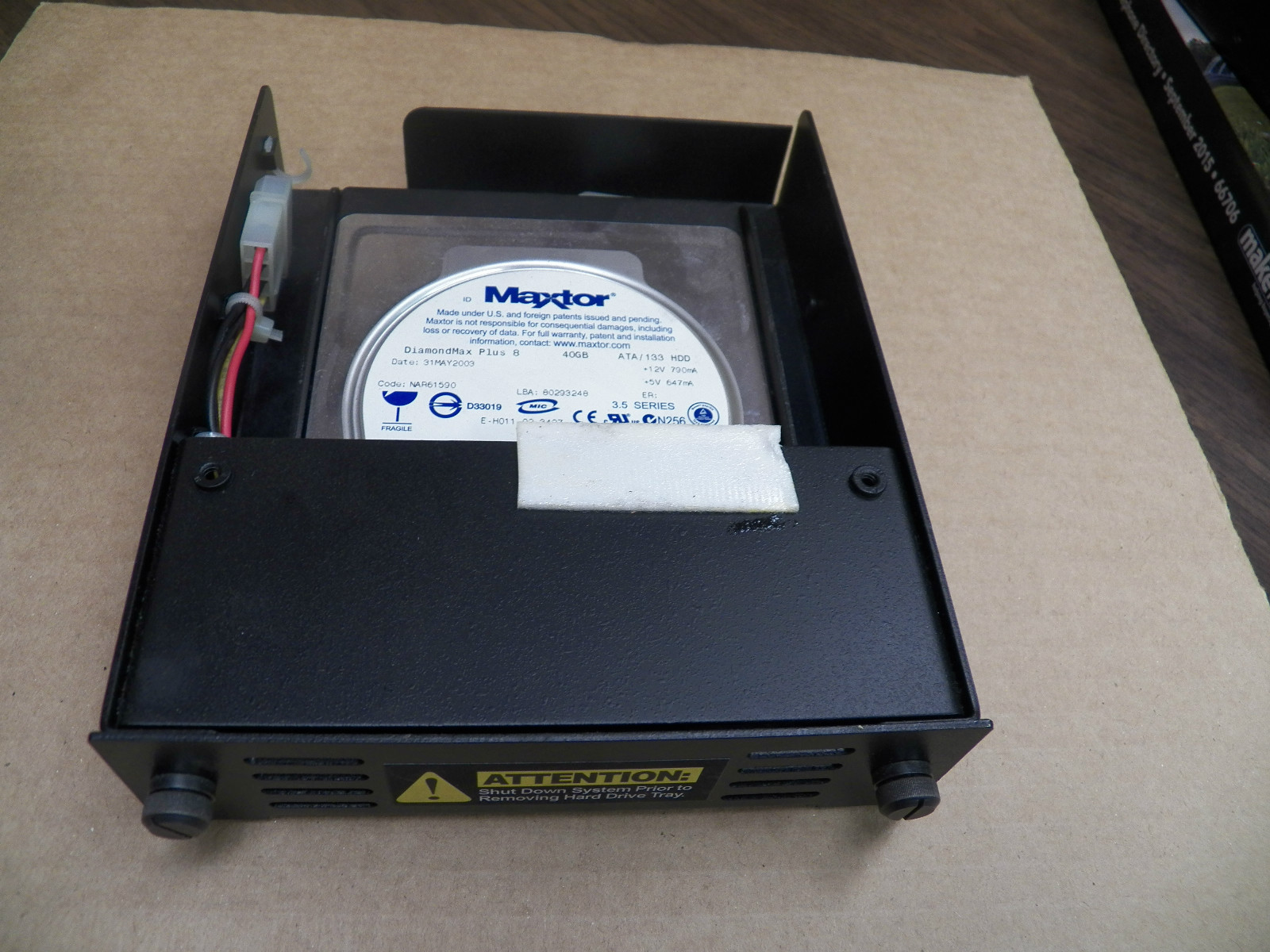 MAXTOR HARD DRIVE E-H011-02-3247 EH011023427 305 SERIES +12V 790mA +5V 647mA