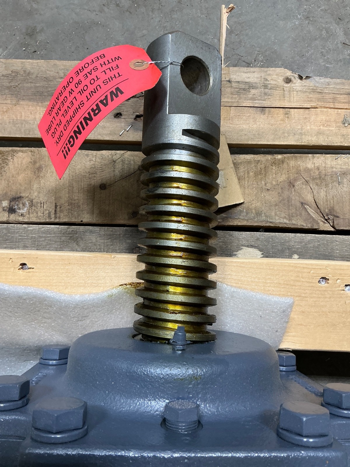 JOYCE DAYTON 0008-1AD7 WORM GEAR MACHINE SCREW JACK 1059567
