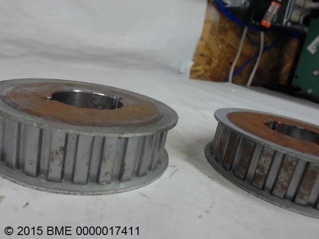 Lot Of 2-Ametric Tl28 Lo75 Taper Bushed Timing Belt Pulley/Sheave