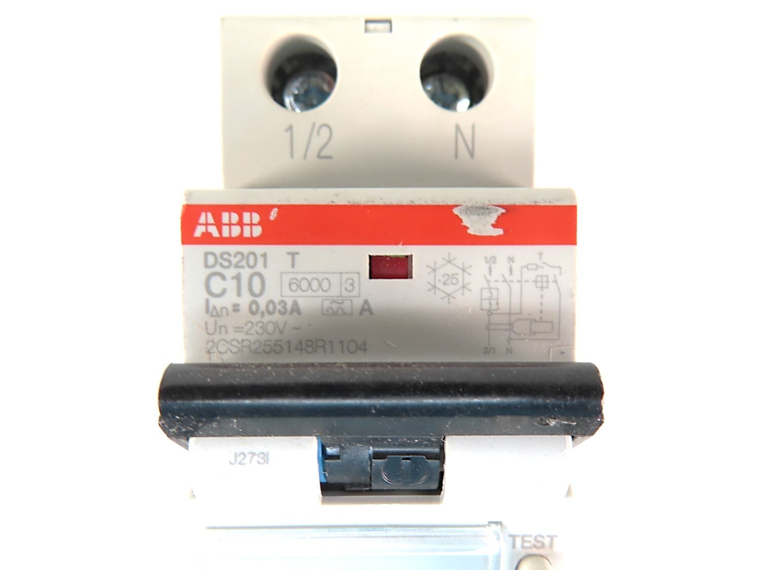 ABB 2CSR255148R1104 DS201T C10 A30 Circuit Breaker 2 Pole 10A 6kA NEW IN BOX