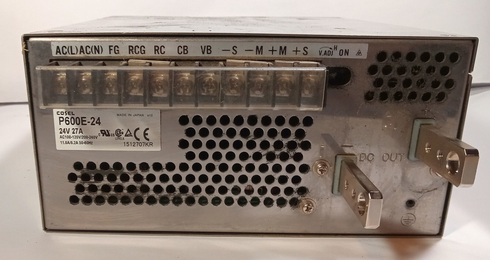 1 USED COSEL P600E-24 POWER SUPPLY ***MAKE OFFER***
