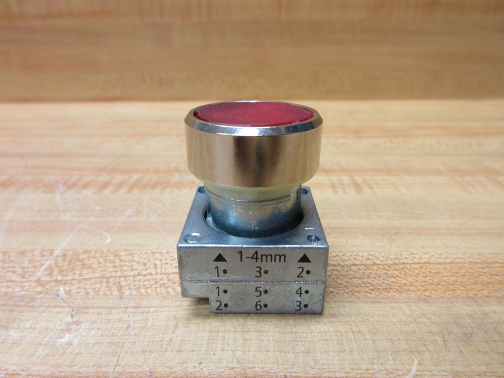 Siemens 3SB3501-0AA21 Furnas Red Push Button