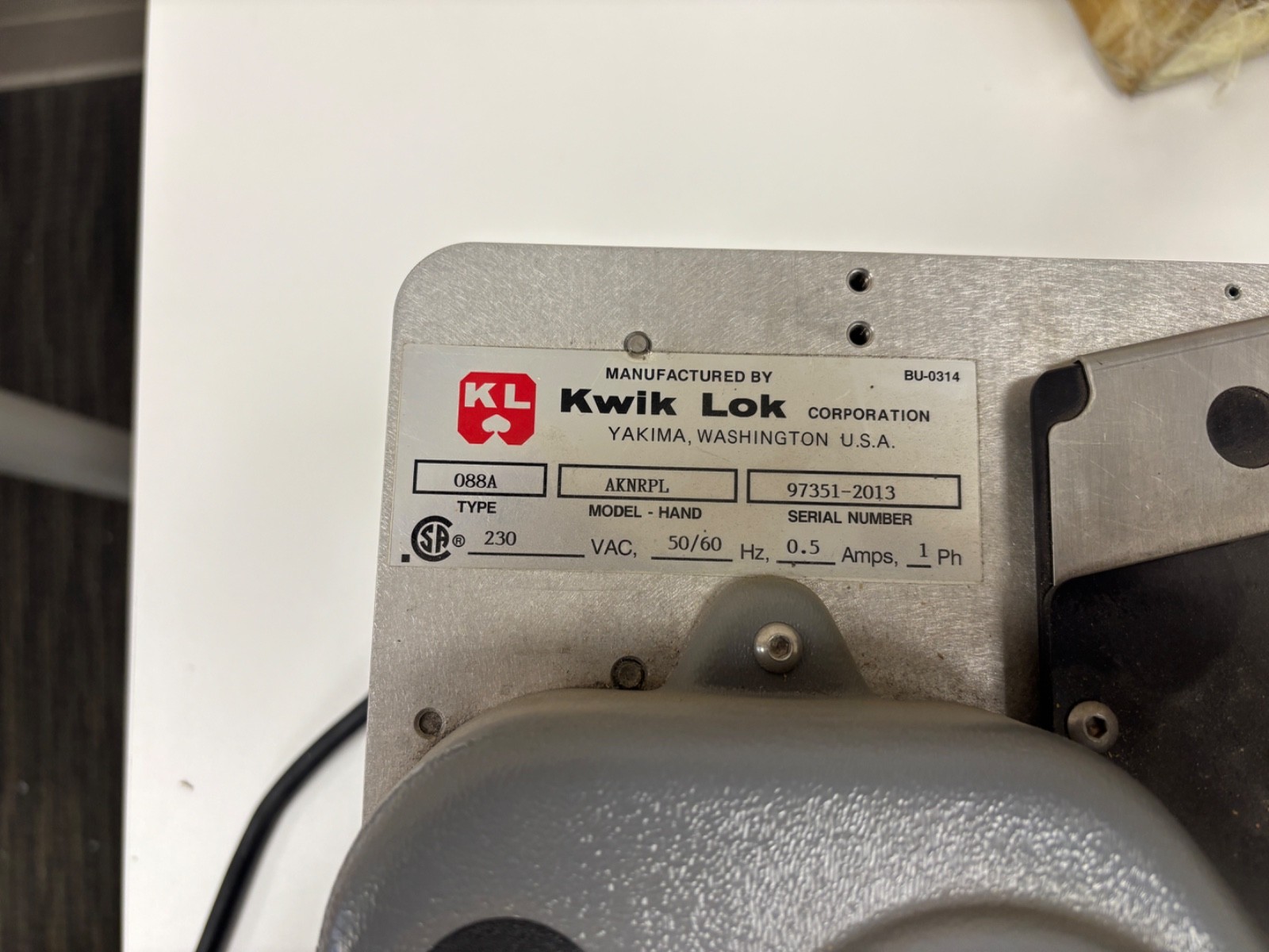 kwik lok 088a bag closer machine