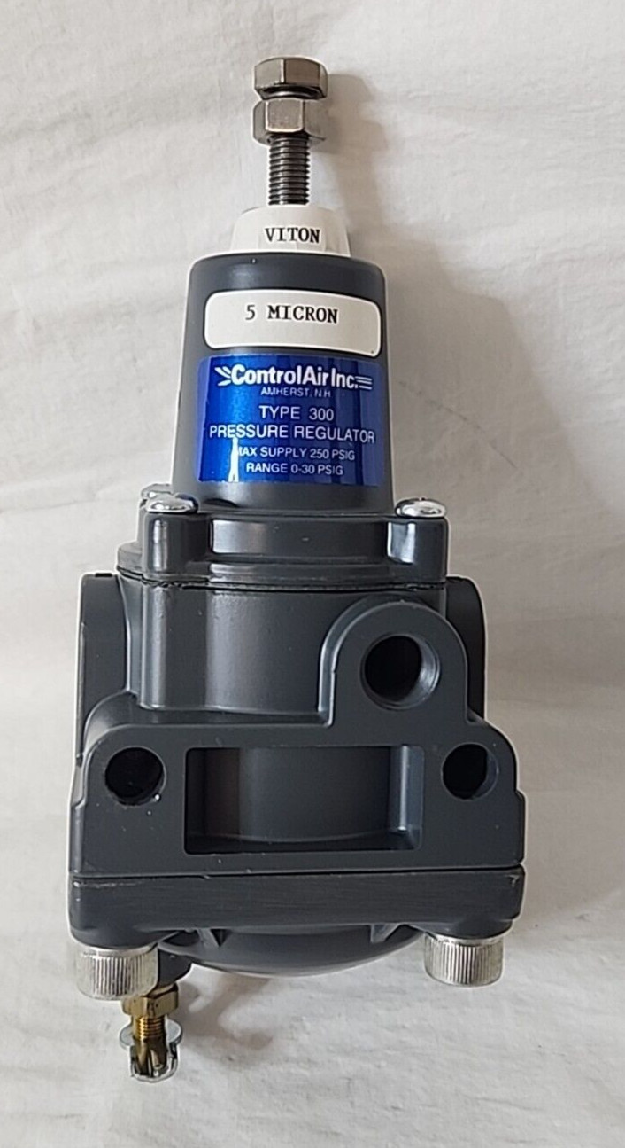 Control Air Inc Type 300 Air Filter Pressure Regulator Max PSIG 250 Range 0-30
