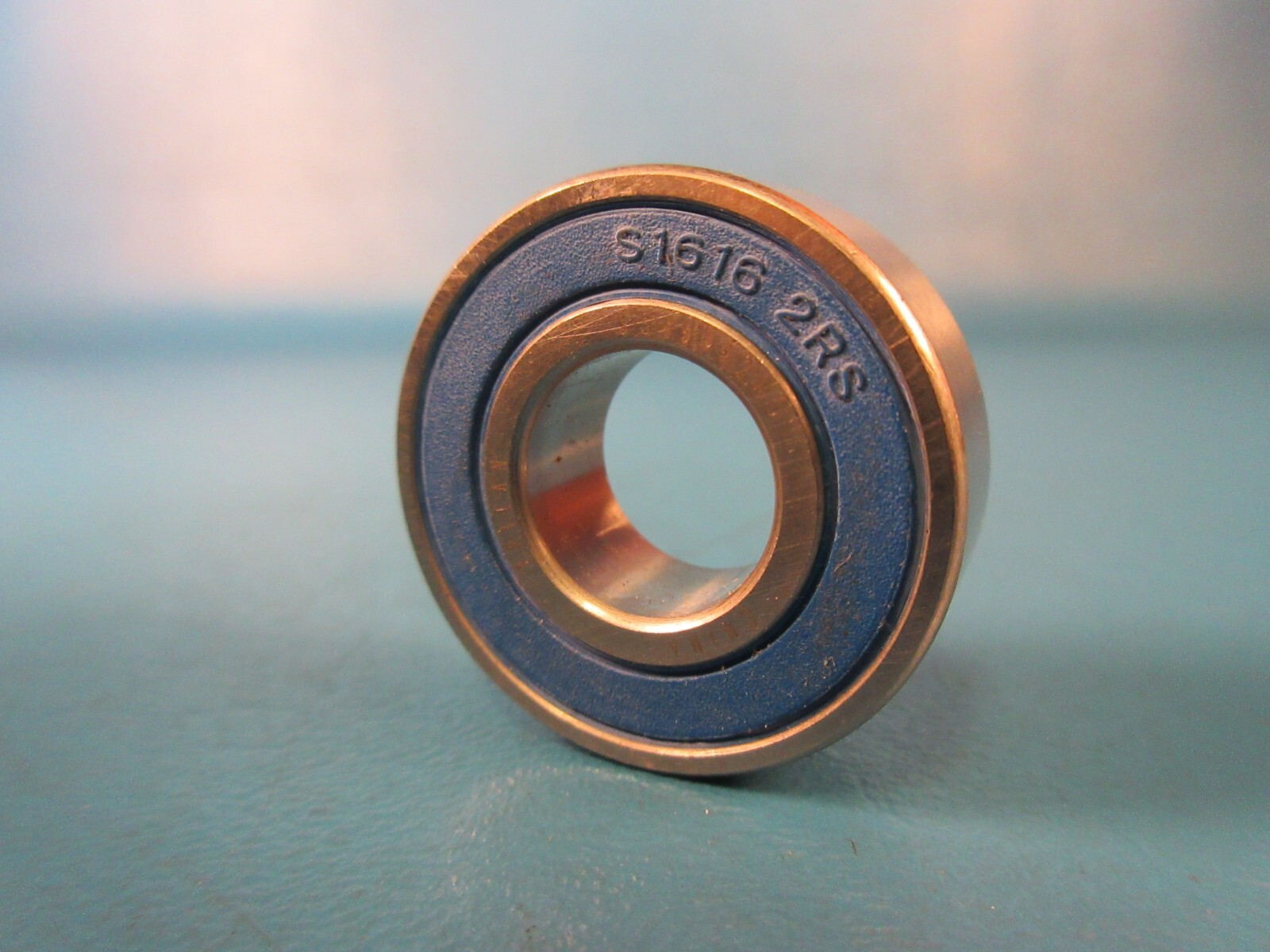 TRITAN SS1616 2RS, Radial Ball Bearing, Dbl Sealed, Contact Seal, 1/2 in Bore