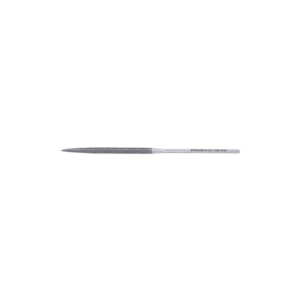 STRAUSS NF2182D126 Needle File,Swiss,Slitting,5-1/2 In. L 31LY20