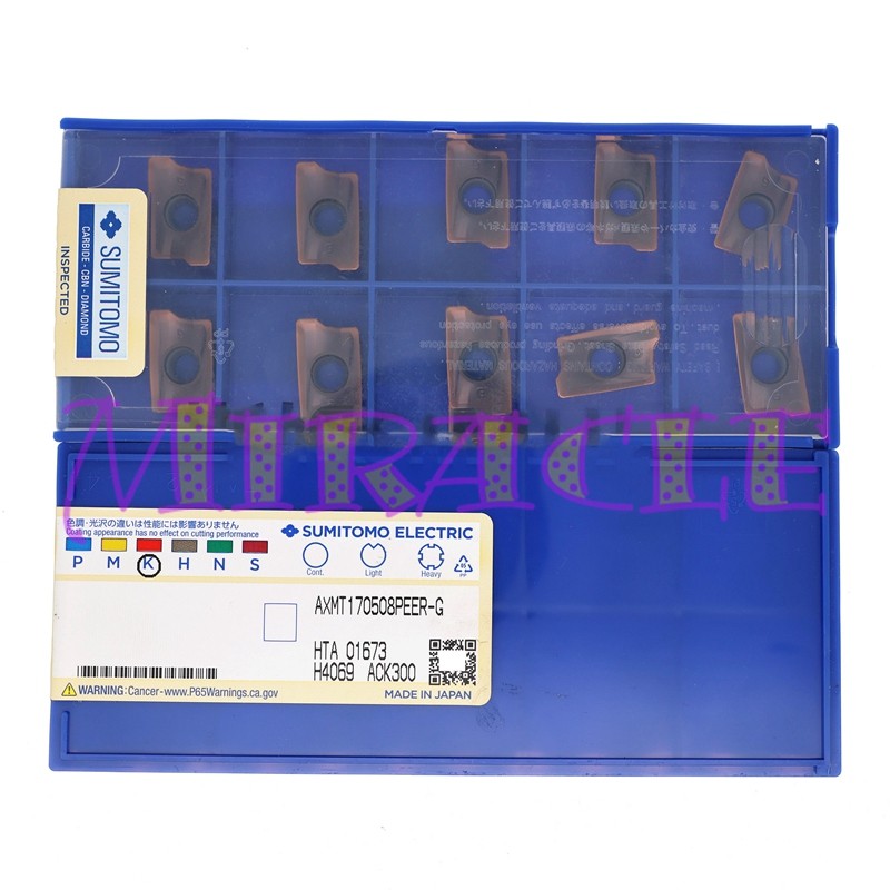 10PC/box NEW FOR SUMITOMO AXMT170508PEER-G ACK300 Cemented Carbide Blade