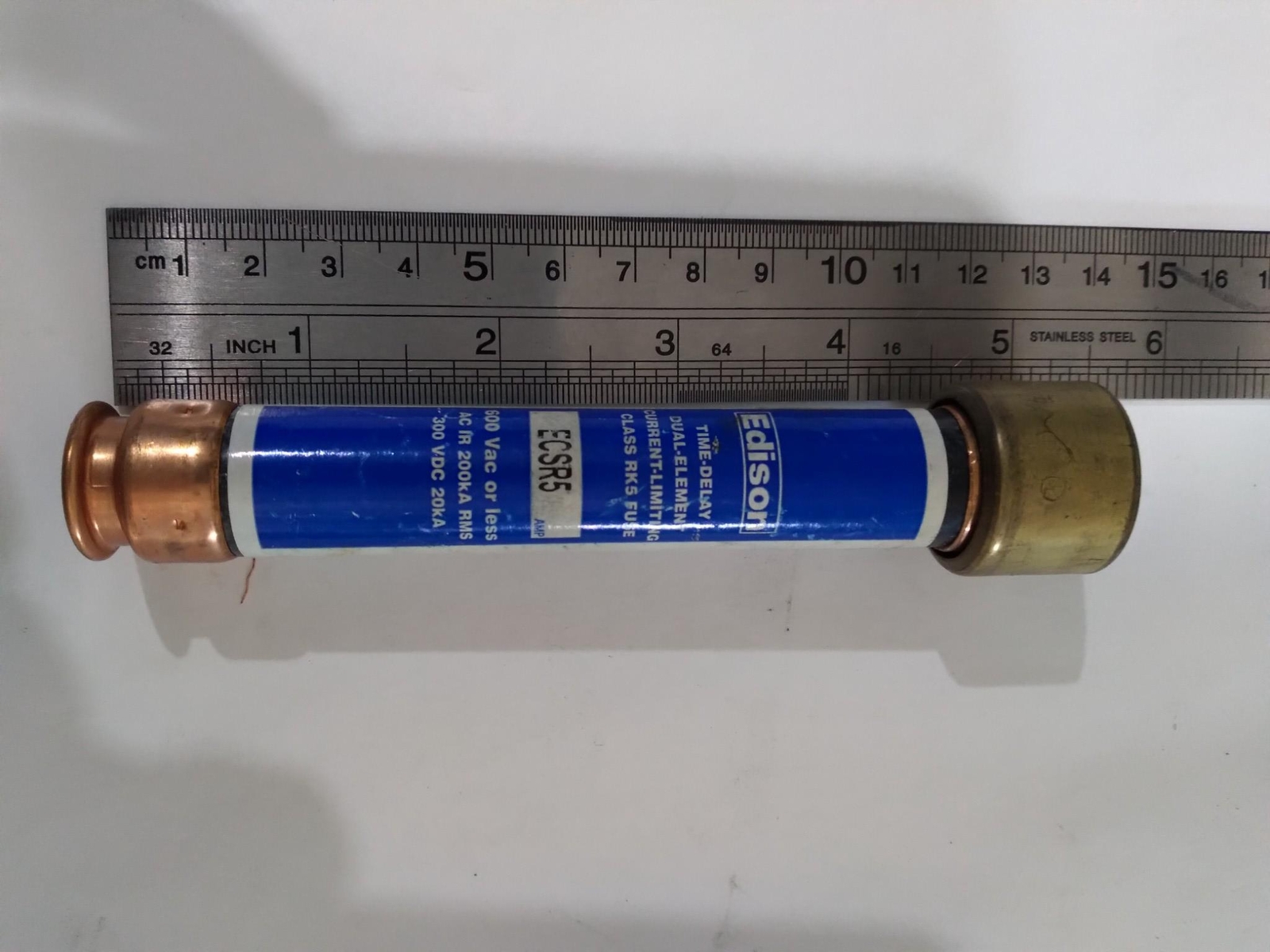 EDISON ECSR5 600VAC OR LESS 200KA RMS 300VDC 20KA