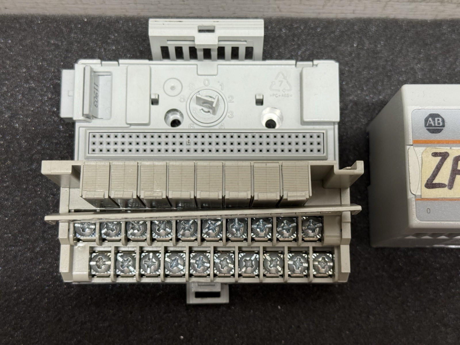 Allen Bradley 1794-OA8 module with 1794-TBNF terminal Base