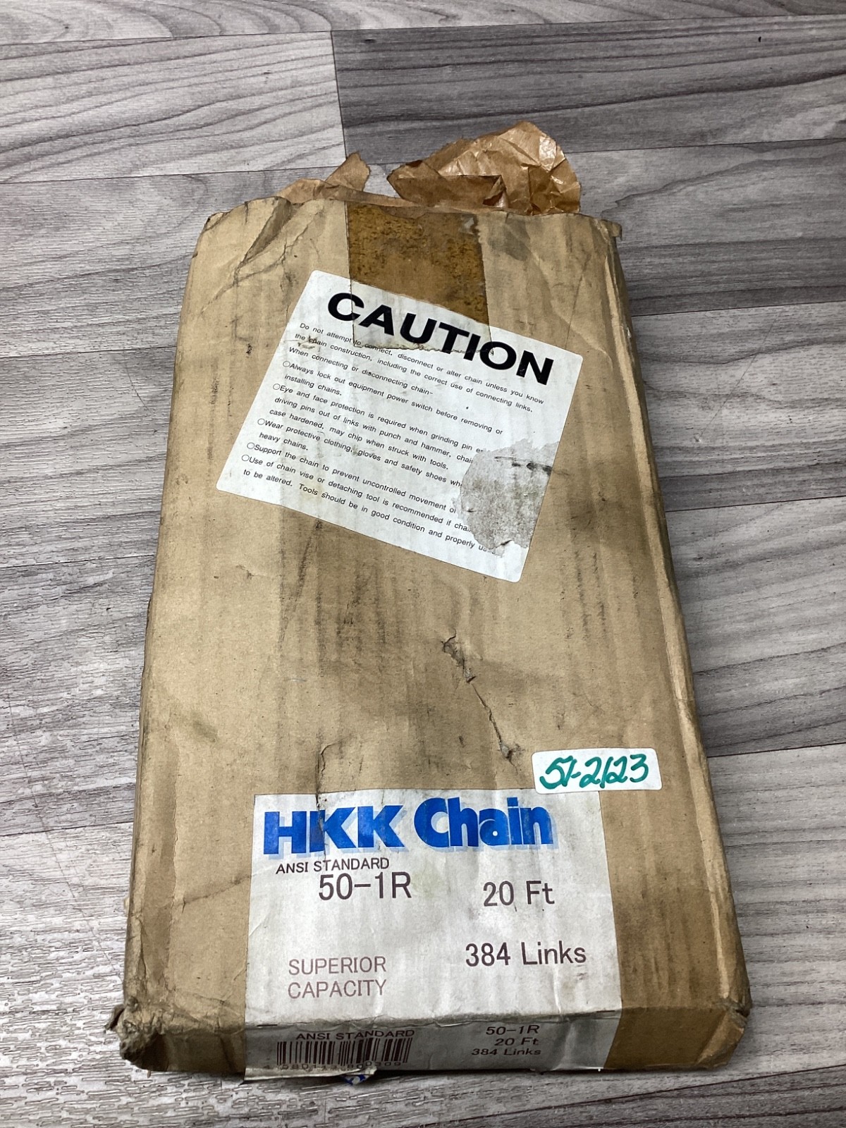 HKK CHAIN 50-1R 20 FEET 384 LINKS #120B116PR3