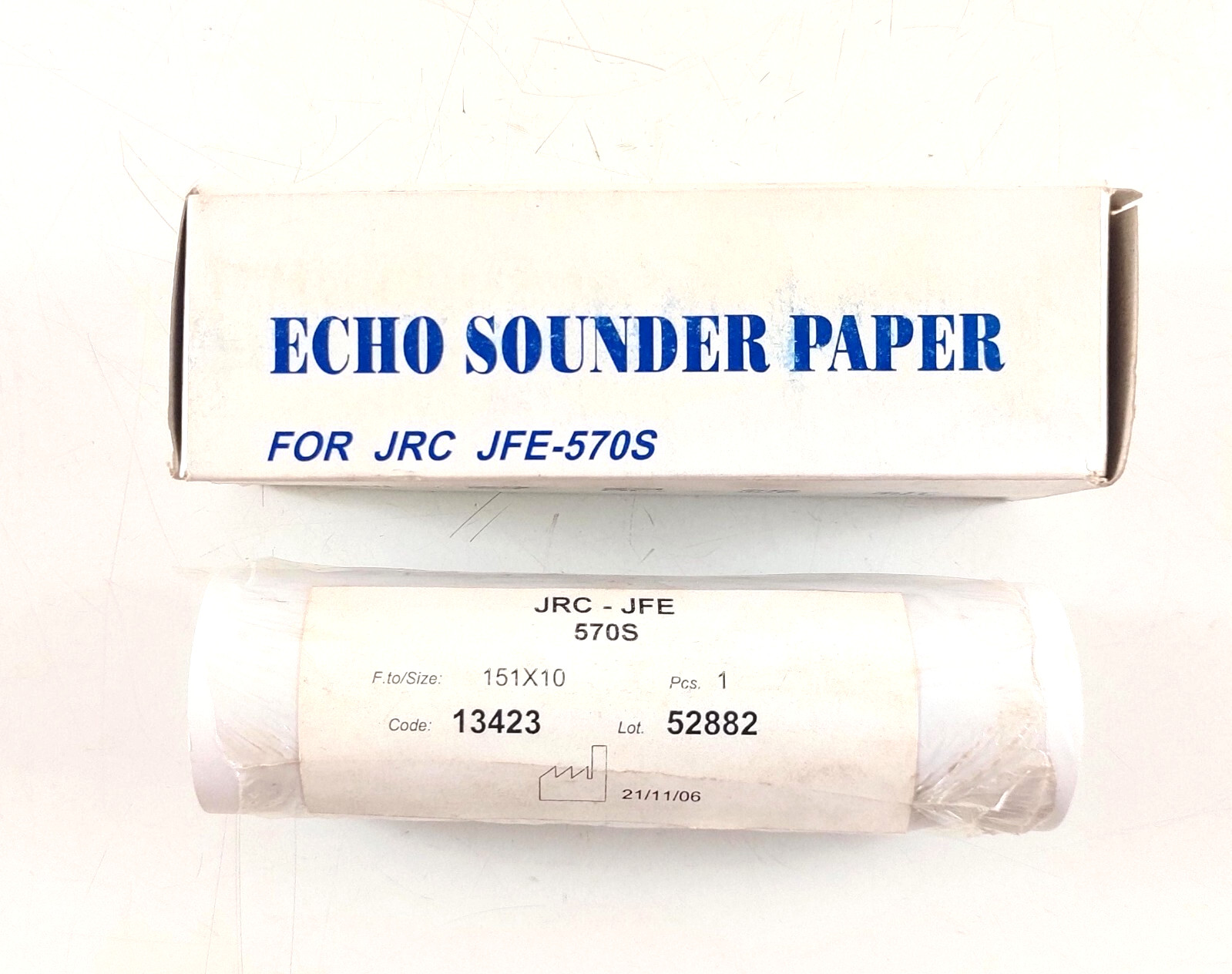 JRC JFE-570S Echo Sounder Paper (F.to/Size: 151X10 Code: 13423) (PACK OF 2 PCS)