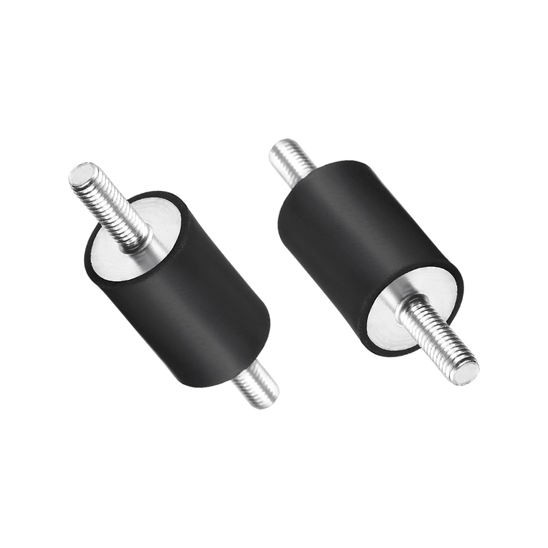 20mm x 30mm Rubber Mounts with M6 x 18mm Studs Vibration Isolators 4pack