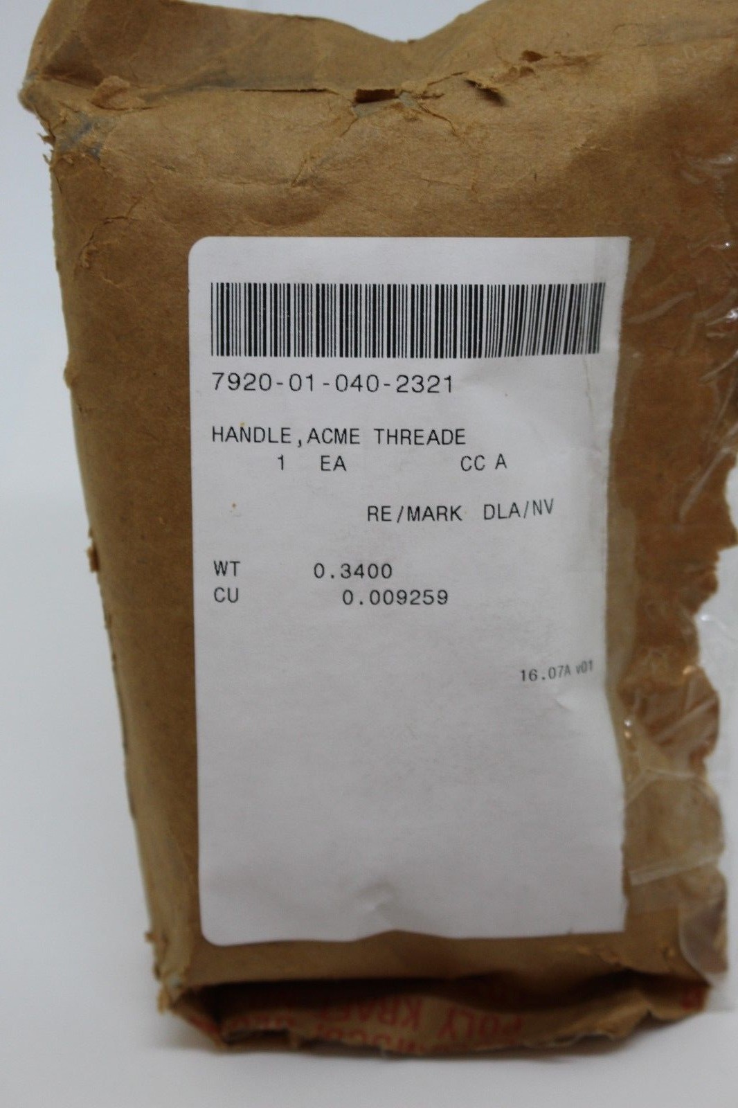 Acme Threaded End Handle, 7920-01-040-2321, 3009355, New