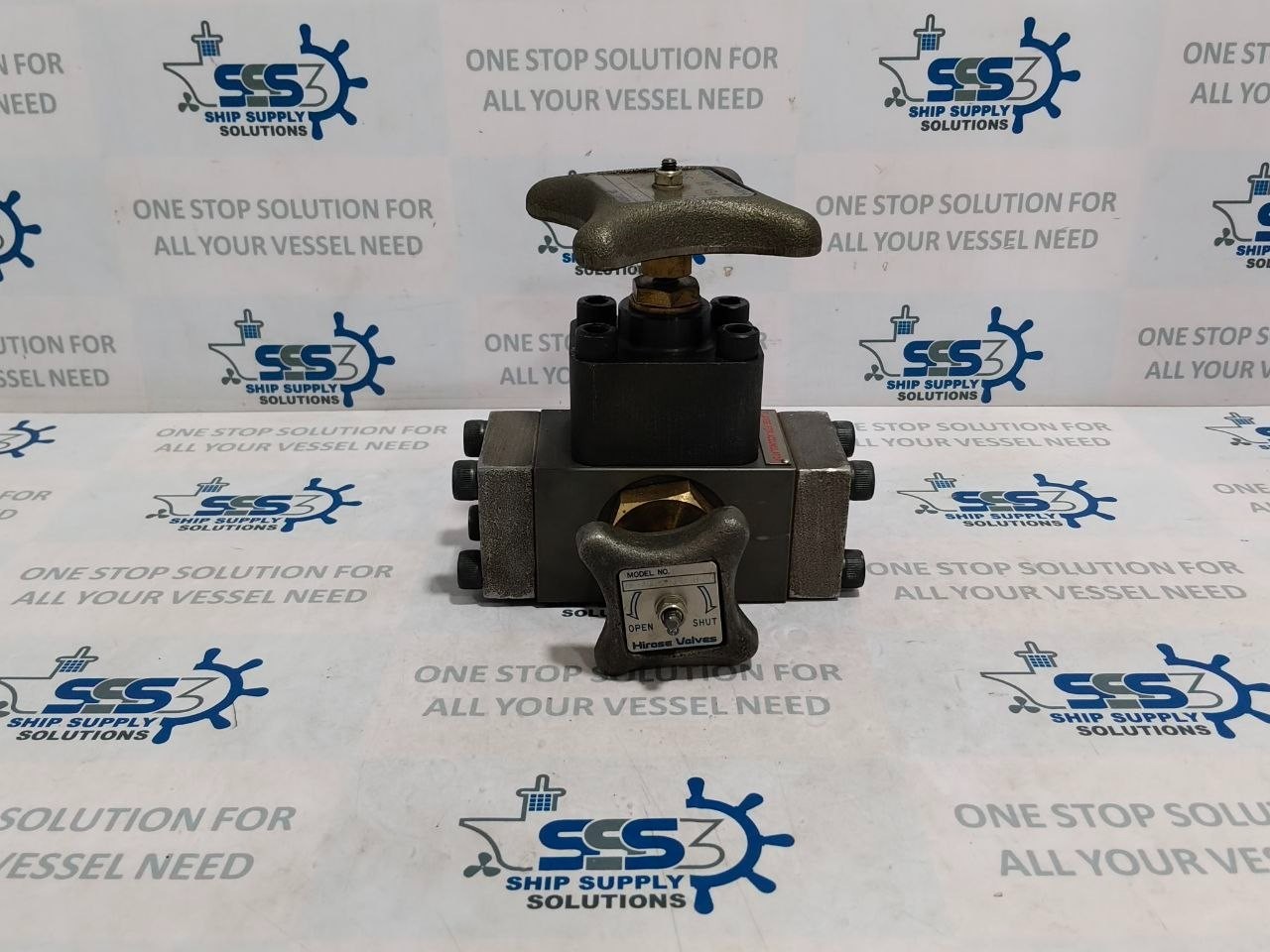 Hirose Valves HF-ACC-K-10X10-23 Hydraulic Valve Manifold Mount W/Handwheel