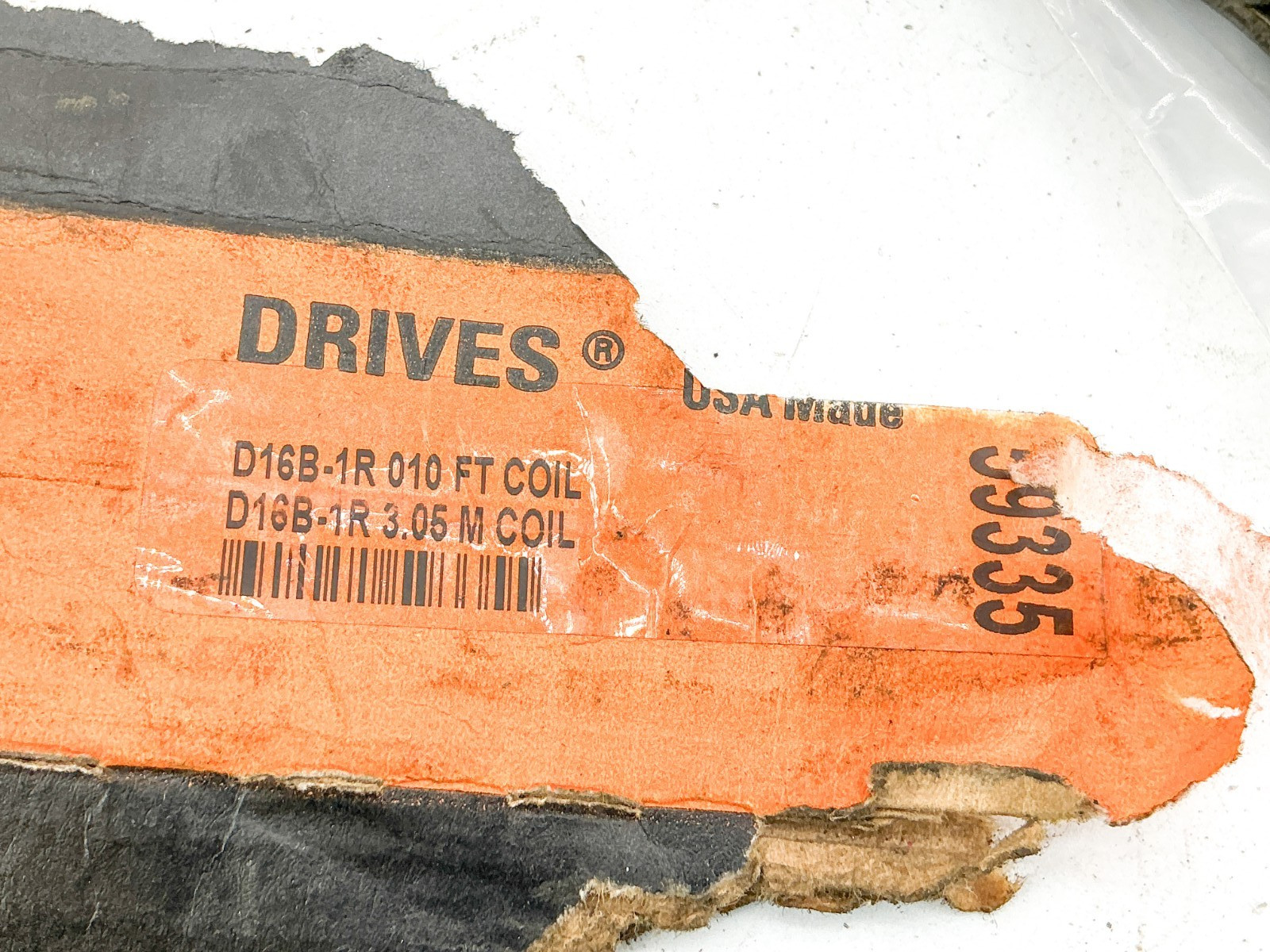 New Timken 59335 D16B-1R 010FT COIL Roller Chain 10 Feet 59335 – No Box