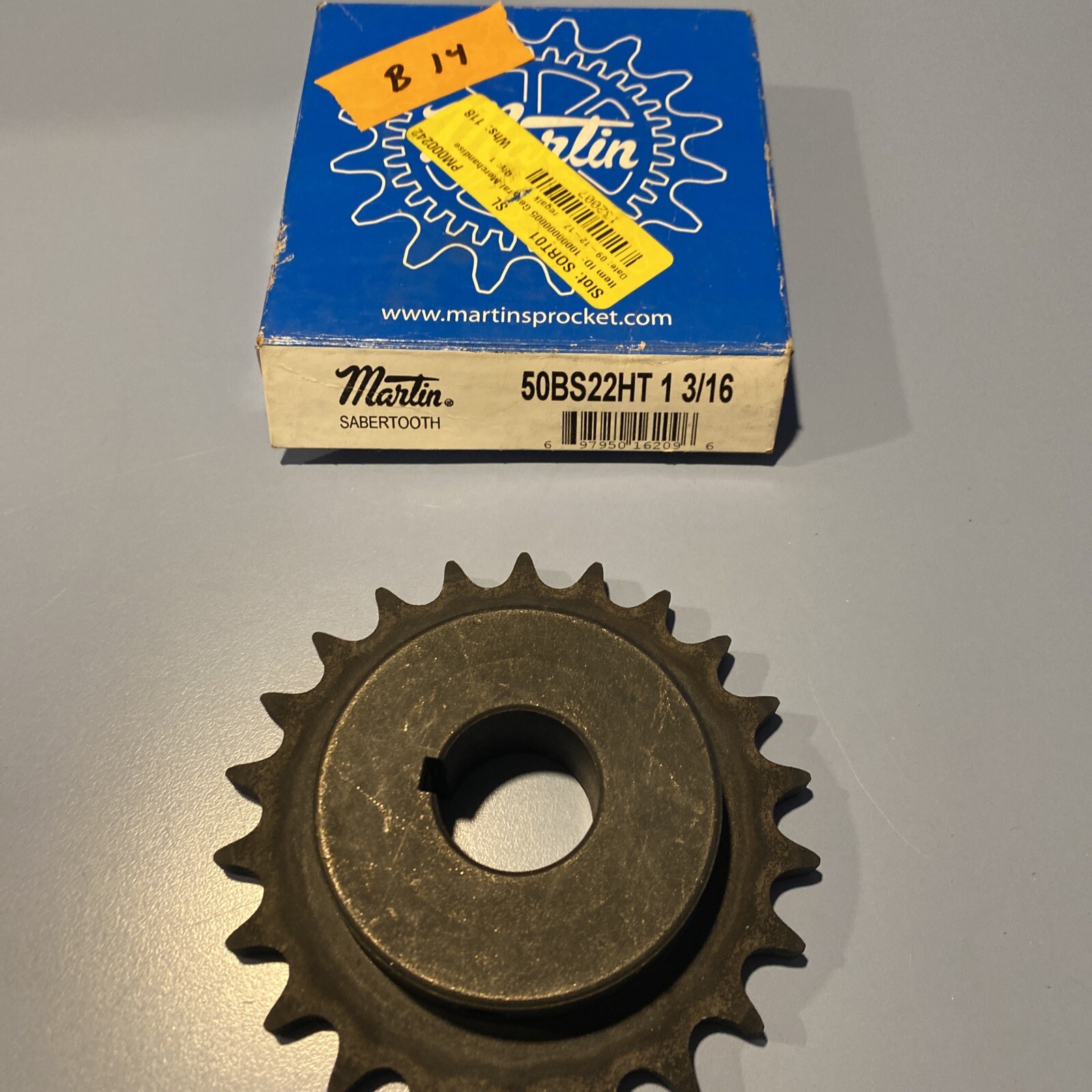 NEW MARTIN 50BS22HT 1 3/16 / 50BS22HT1316 SABERTOOTH SPROCKET 1-3/16”
