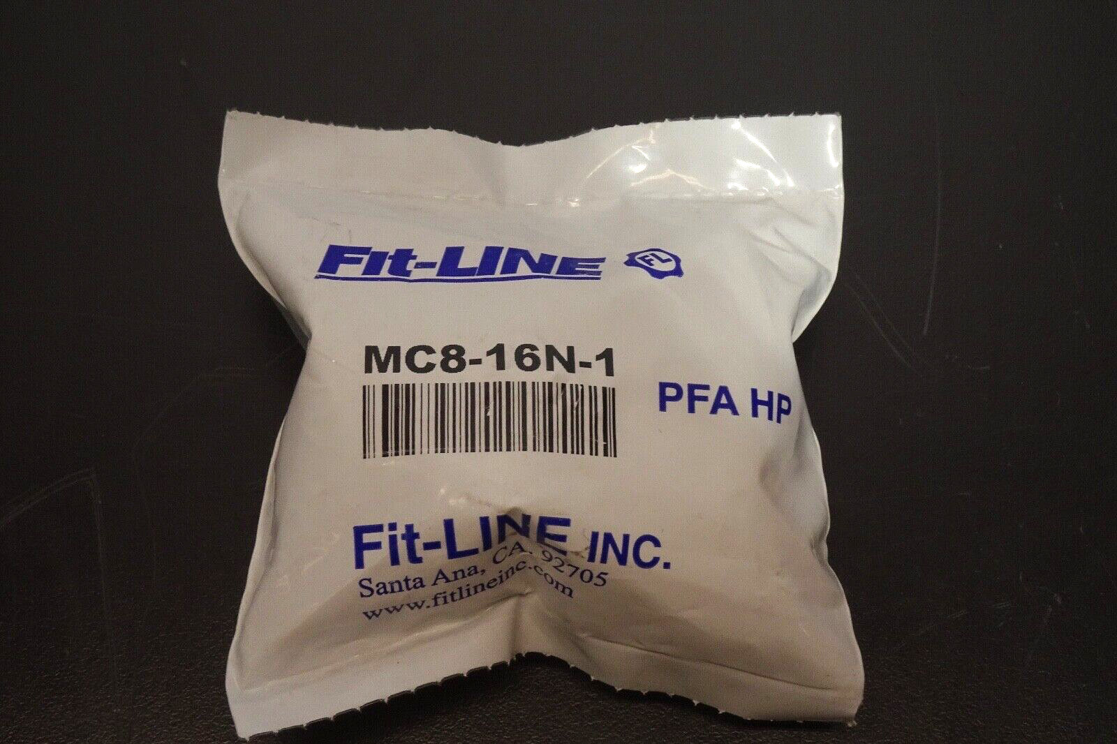 Fit-Line MC8-16-1 PFA HP Connector fitting