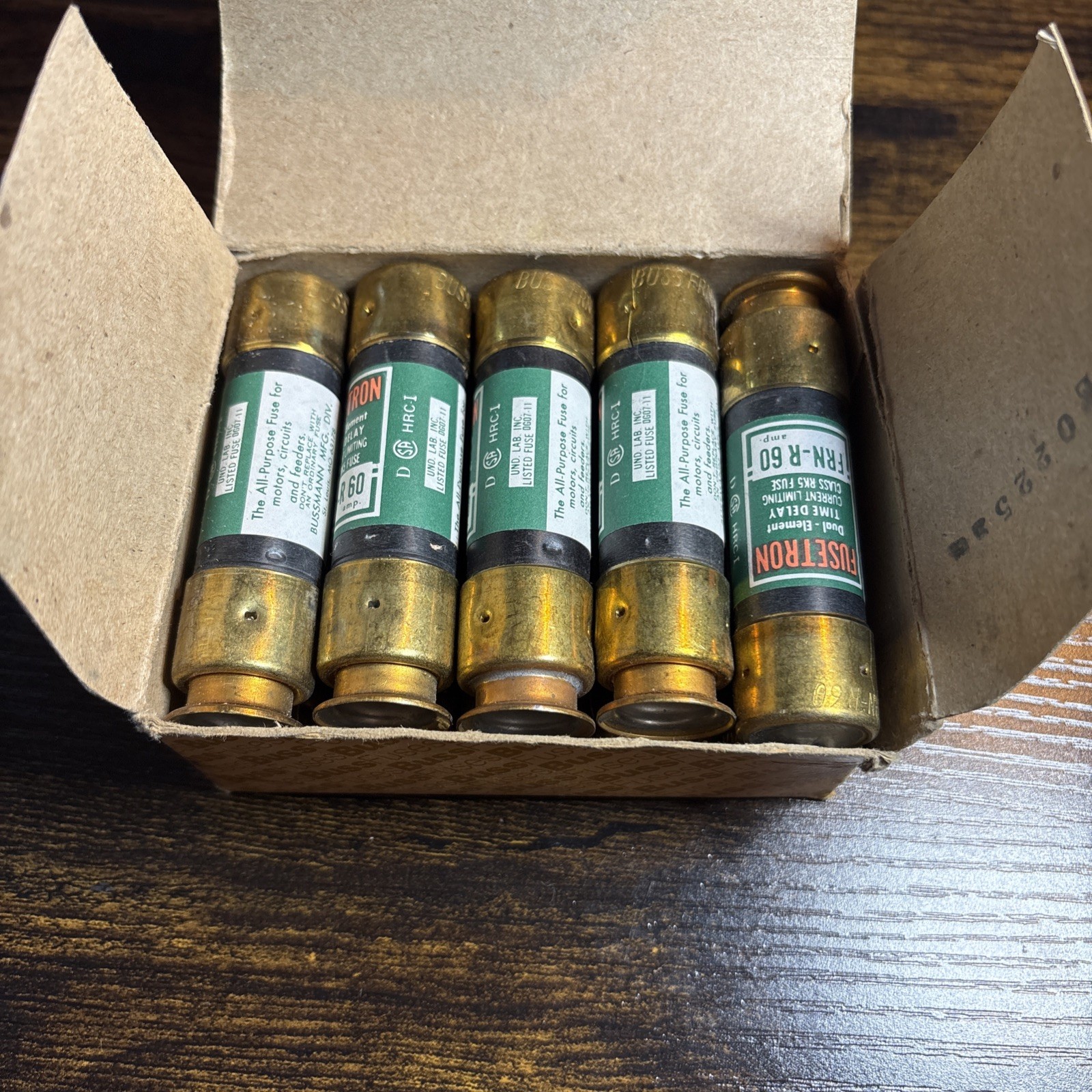 Fusetron FRN-R-60 Box of (10) 250V 60A
