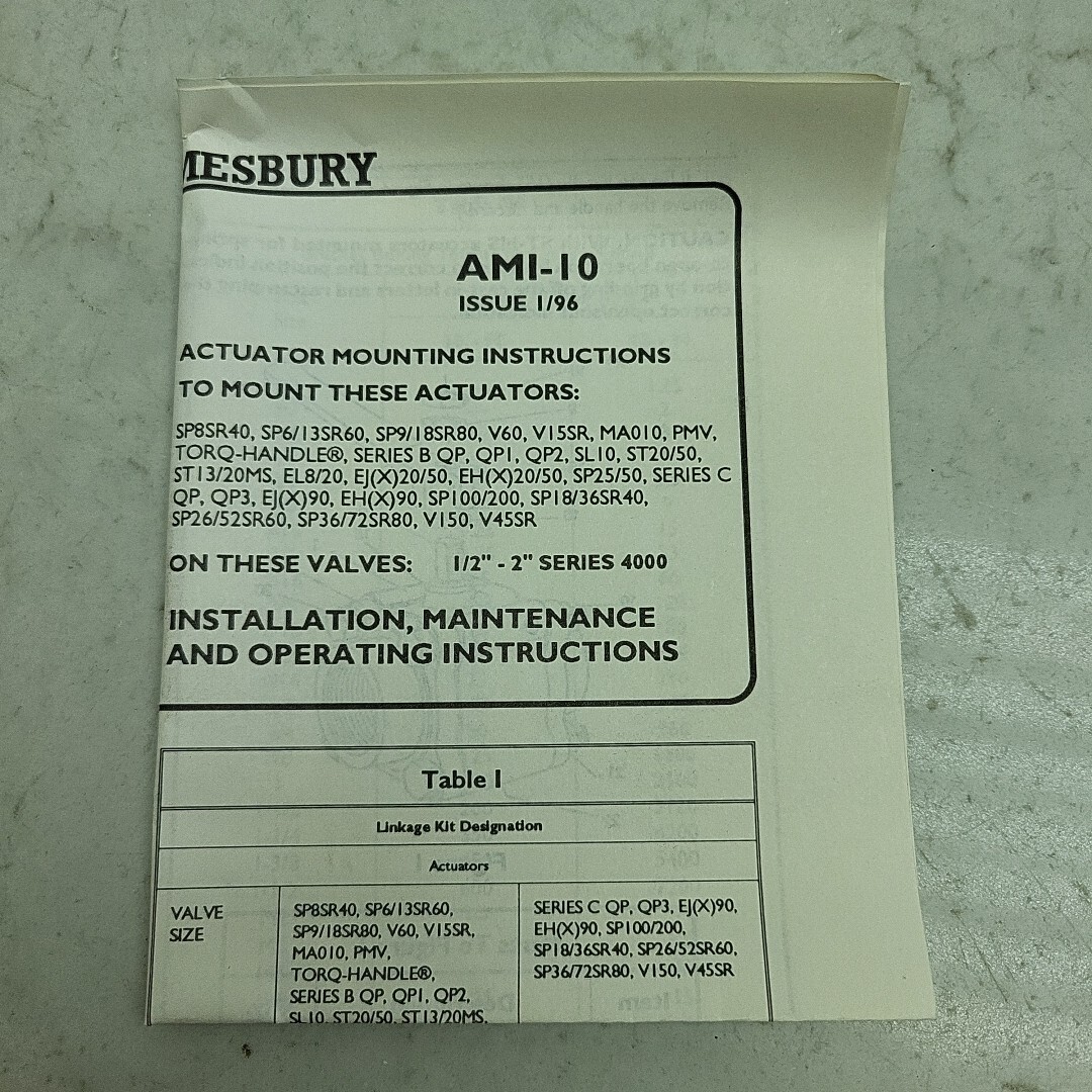 Neles-Jamesbury LK 763 Linkage Kit Actuator Mounting Bracket Kit *NEW