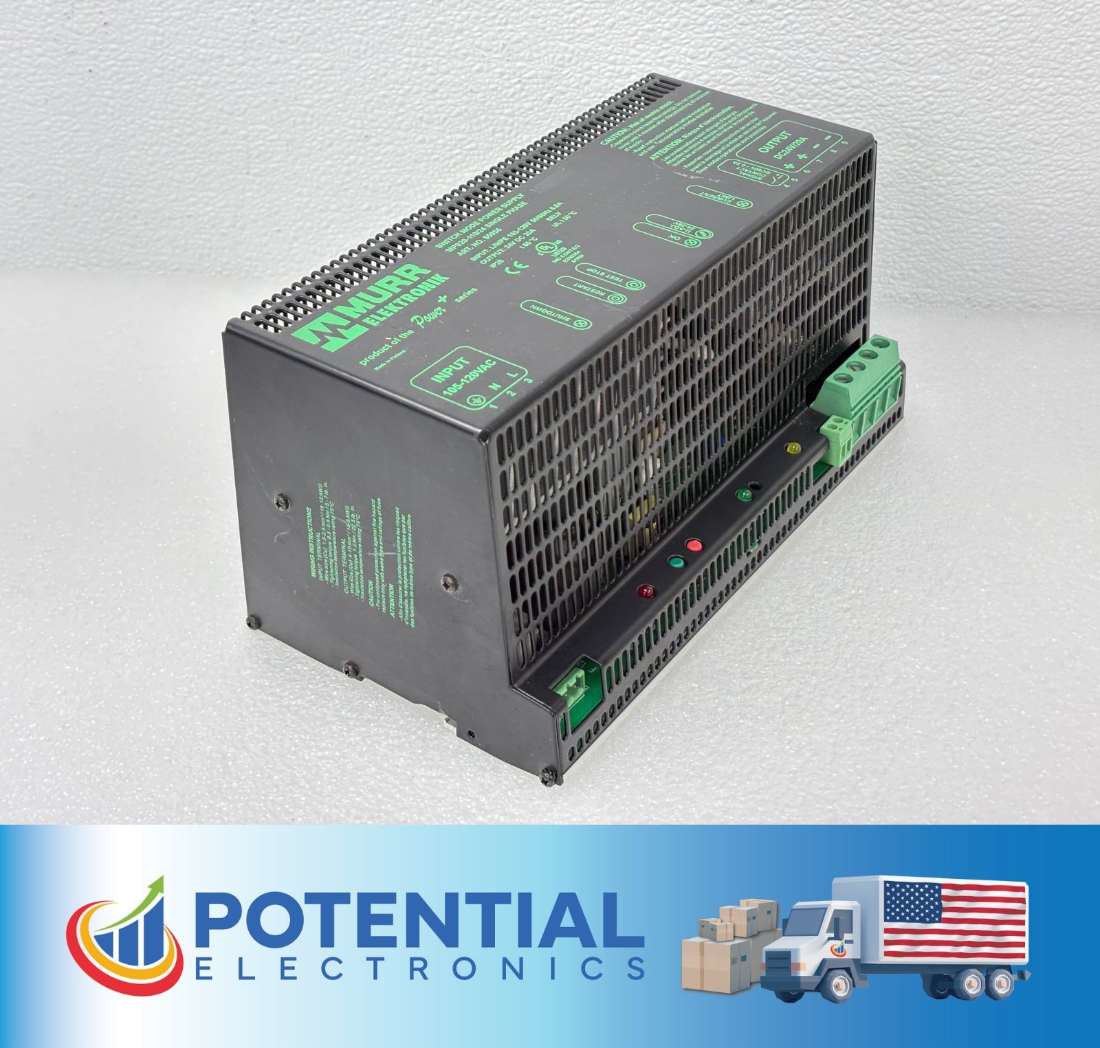 PRE OWNED | Murr Elektronik MPS20-110/24 Single Phase Switch Mode Power Supply