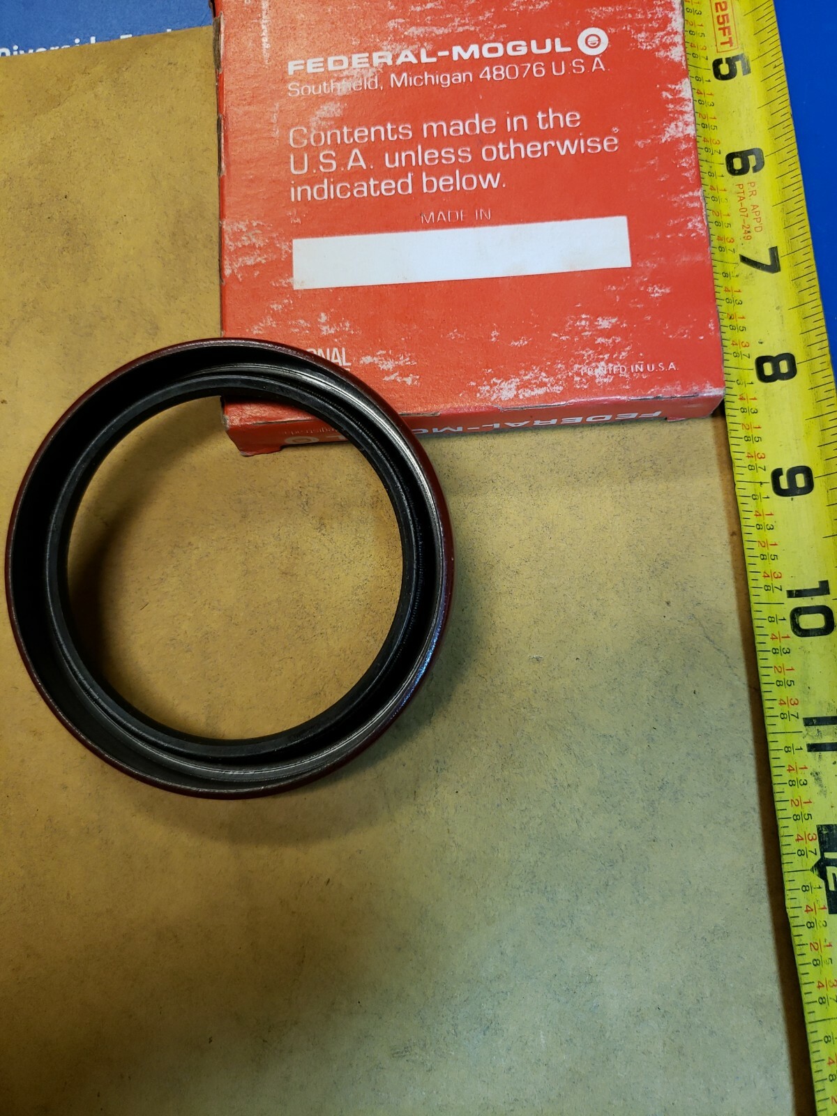NOS NATIONAL 480491 OIL SEAL, 2.750 X 3.481 X 0.500 FREE SHIPPING!