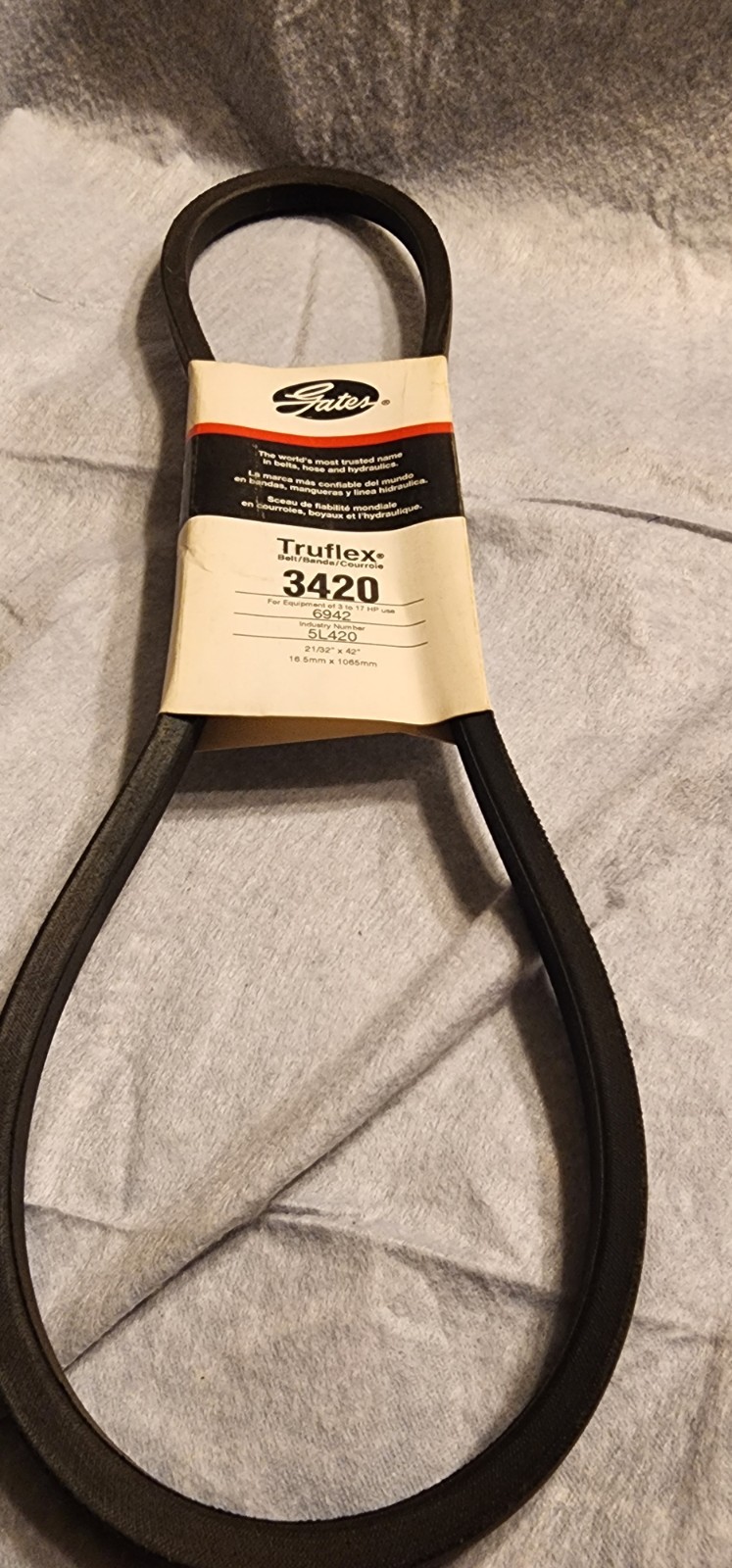 Gates Truflex 3420 Industry No 5L420