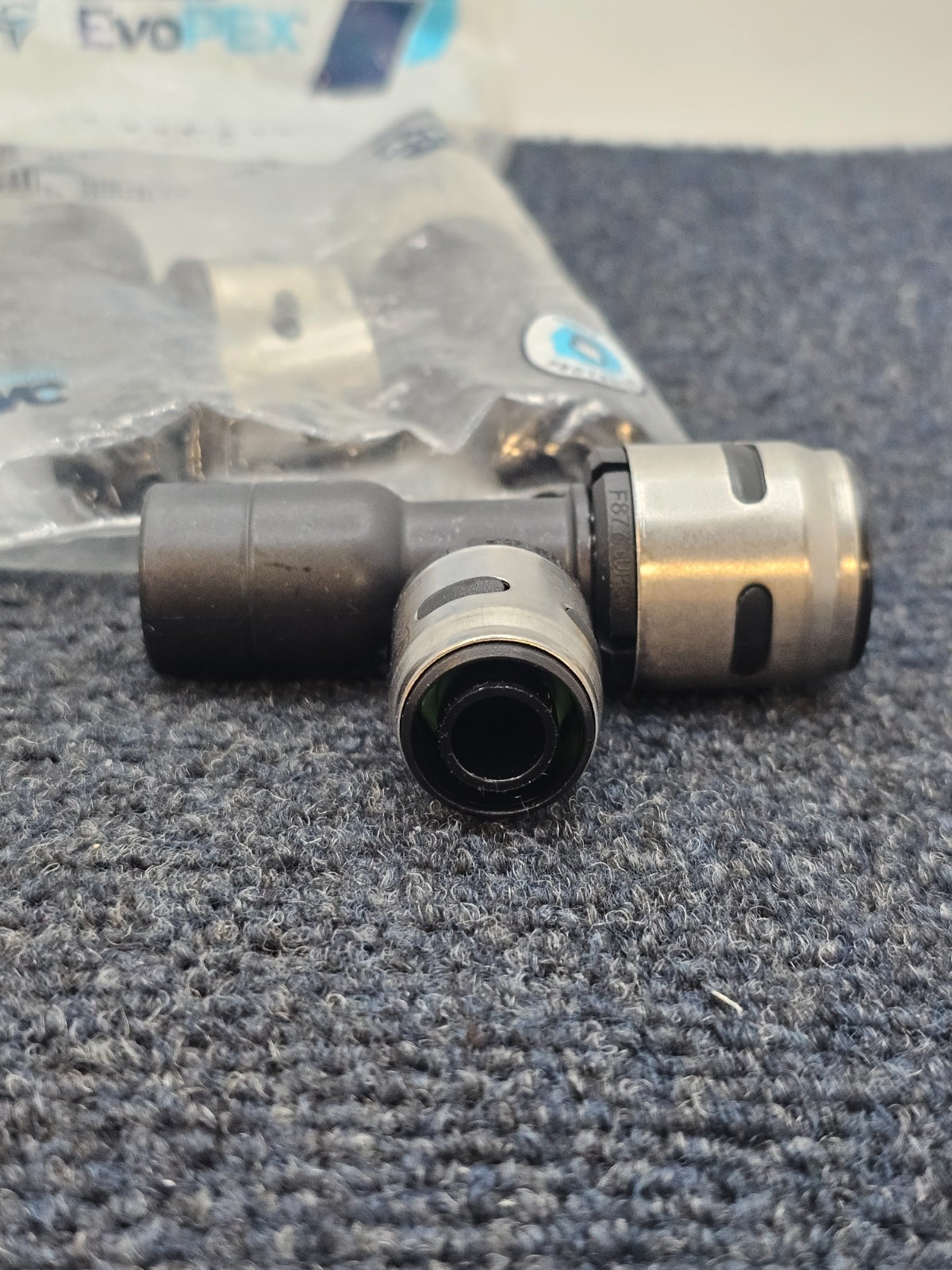 (QTY 3) SHARKBITE EVOPEX K4483WP3: 3/4″ X 3/4″ X 1/2″ STREET TEE