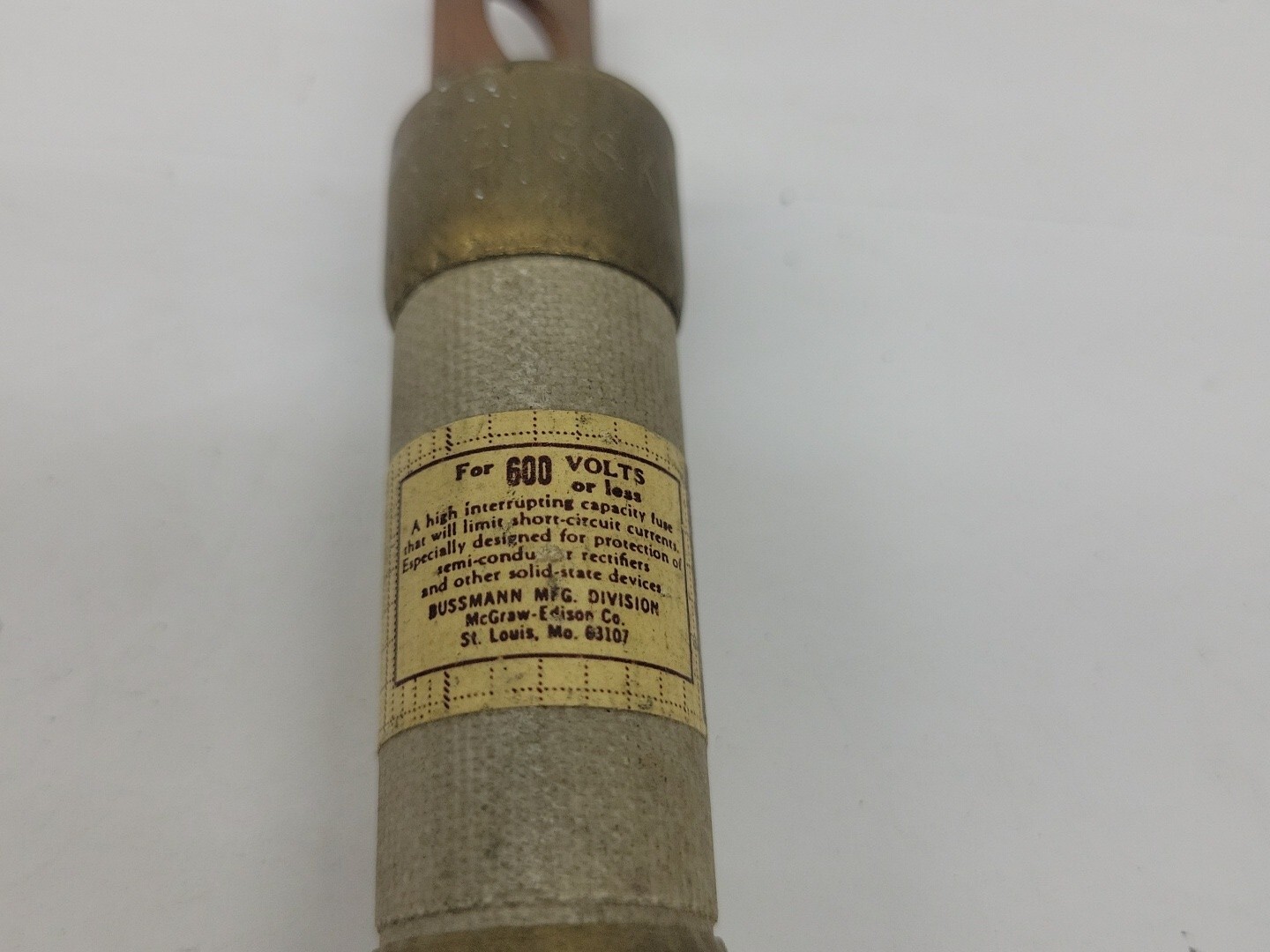 (LOT OF 6)* TRON RECTIFIER FUSE KAC-50 BUSSMANN
