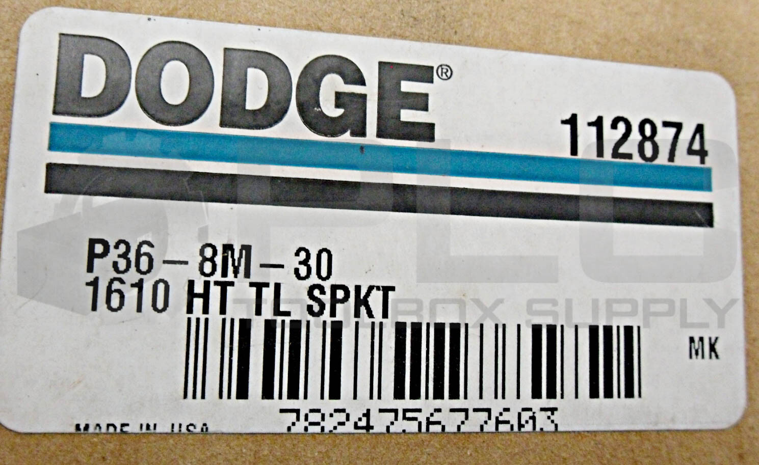 NEW DODGE P36-8M-30 HIGH 1610 HT TL TORQUE TAPER LOCK SPROCKET 112874