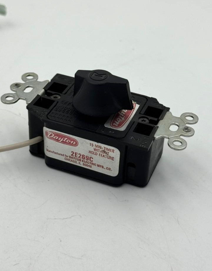 Dayton | 2E269C | 15-Minute Timer without Hold Feature | Made in USA