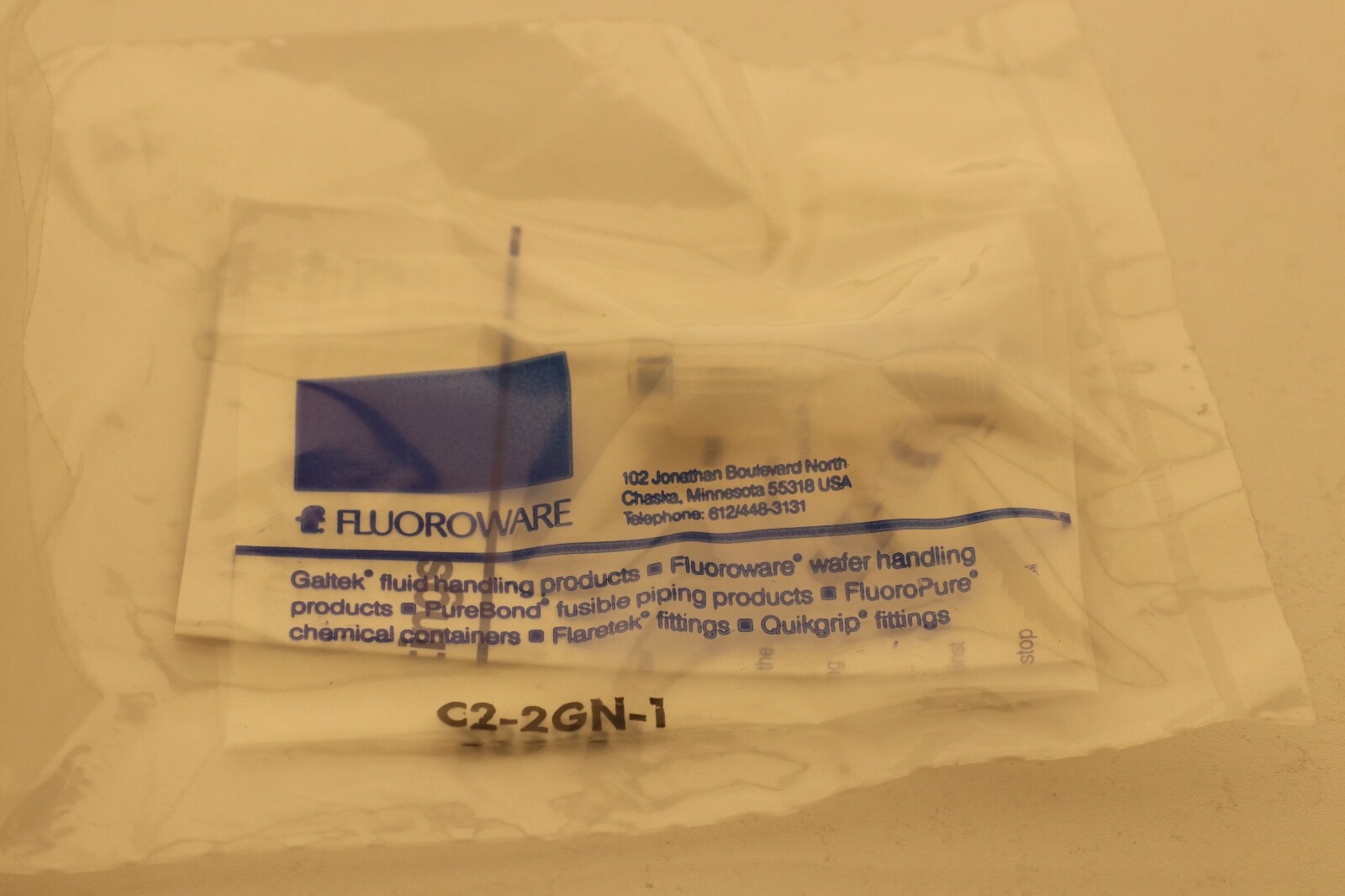 Fluoroware Entegris. c2-2gn-1 1/8″ quikgrip