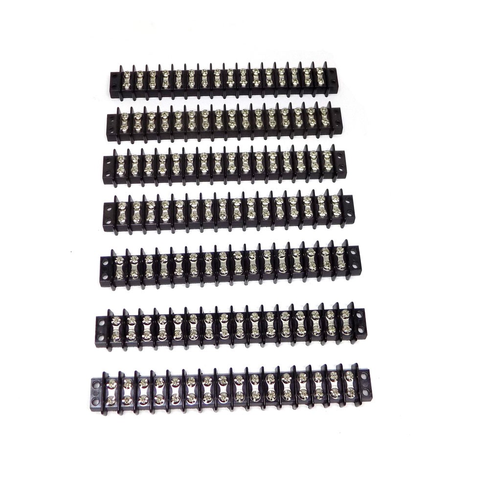 (7) NEW KULKA 601-GP-19 Terminal Block 16 Position 2 Row 12 – 22 AWG 300V AC/DC