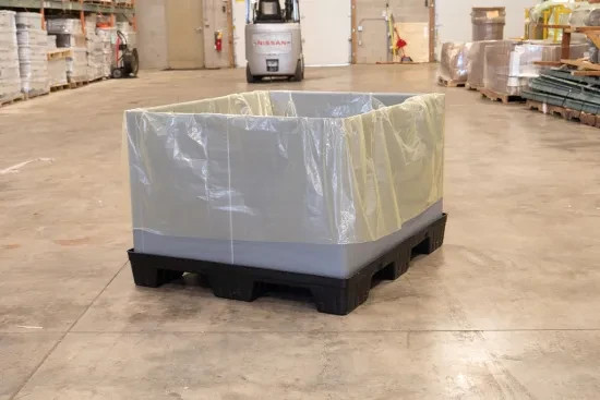 1 ROLL – 35 Bags Zerust ICT Poly VCI Ferrous Metal Gusset Bags 58″ x 48″ x 90″