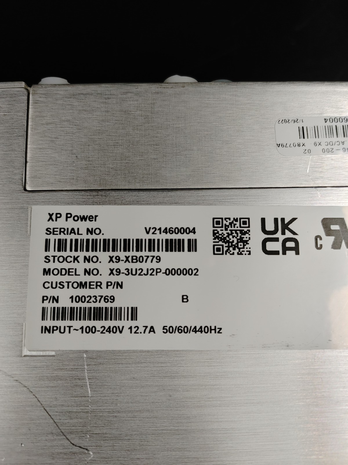 XP flexXPOWER X9-3U2J2P-000002 Fan Cooled Modular Power Supply