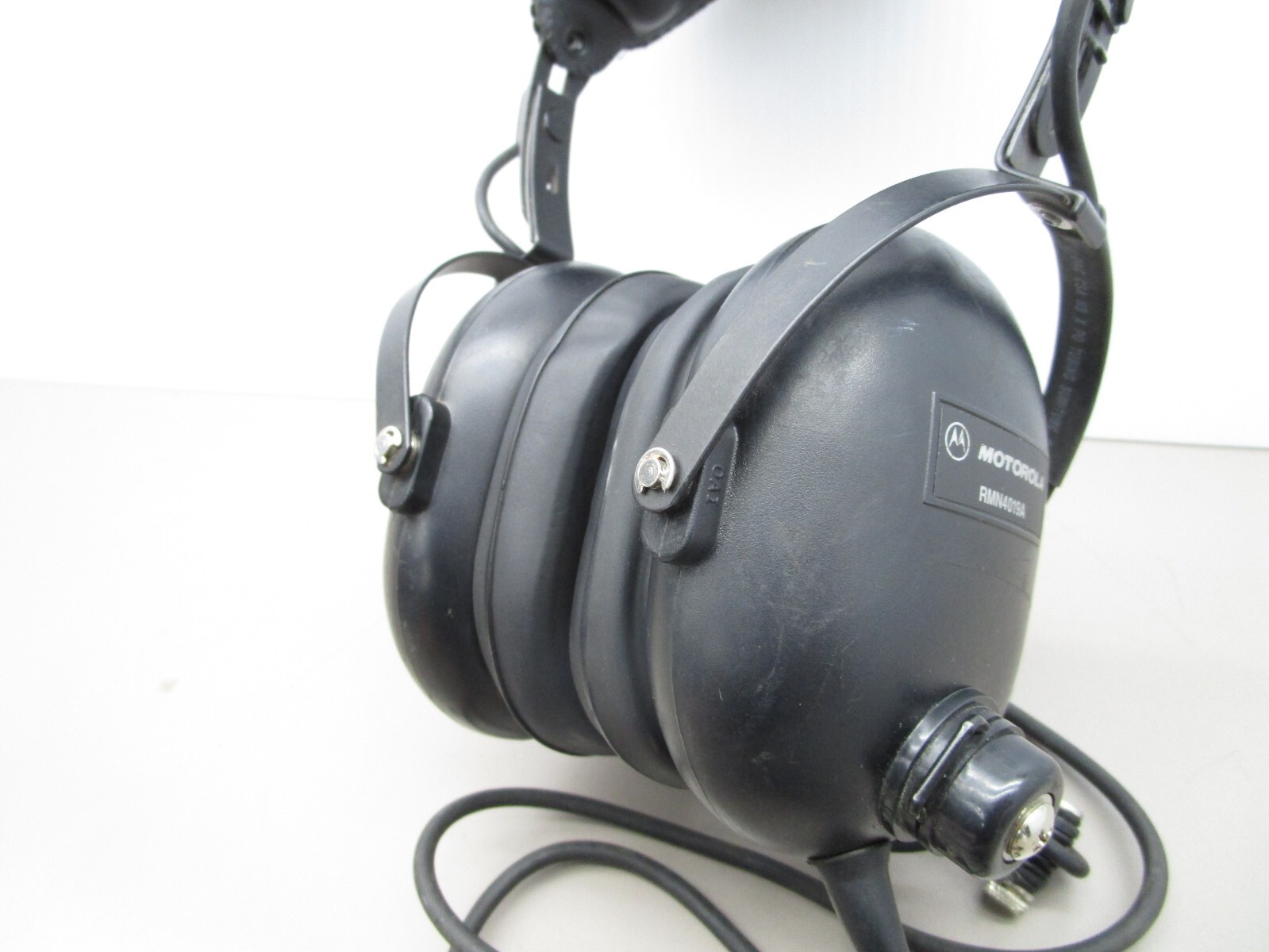 Motorola RMN4019A Medium Duty Radio Headset with PTT Over the Head
