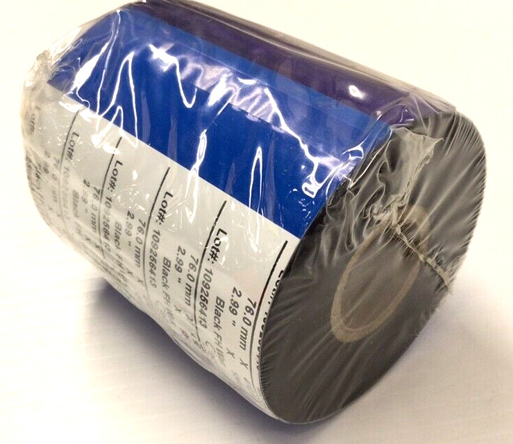 MacArthur MMAC076HM Black Wax Thermal Transfer Ribbon 76mm X 410M