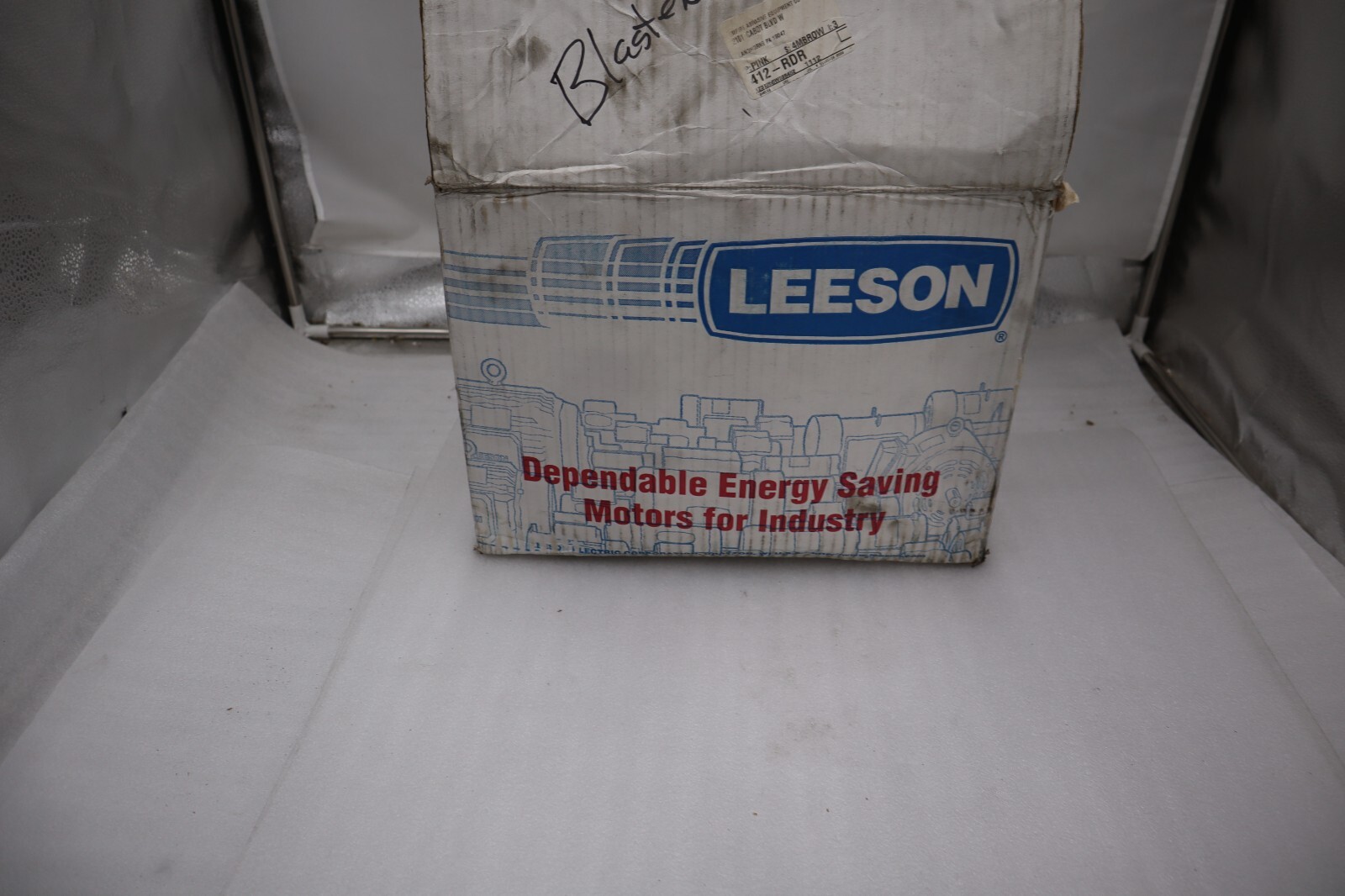 NEW IN BOX LEESON 098377.00 MOTOR 1/4HP.1750RPM.LSS56C.TEFC.90V STOCK H821