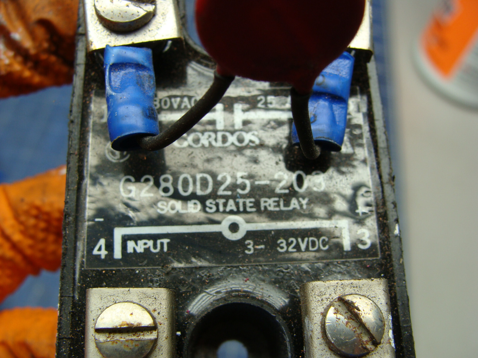 LOT OF 3 GORDOS SOLID STATE RELAYS G280D25-203 280VAC 25A