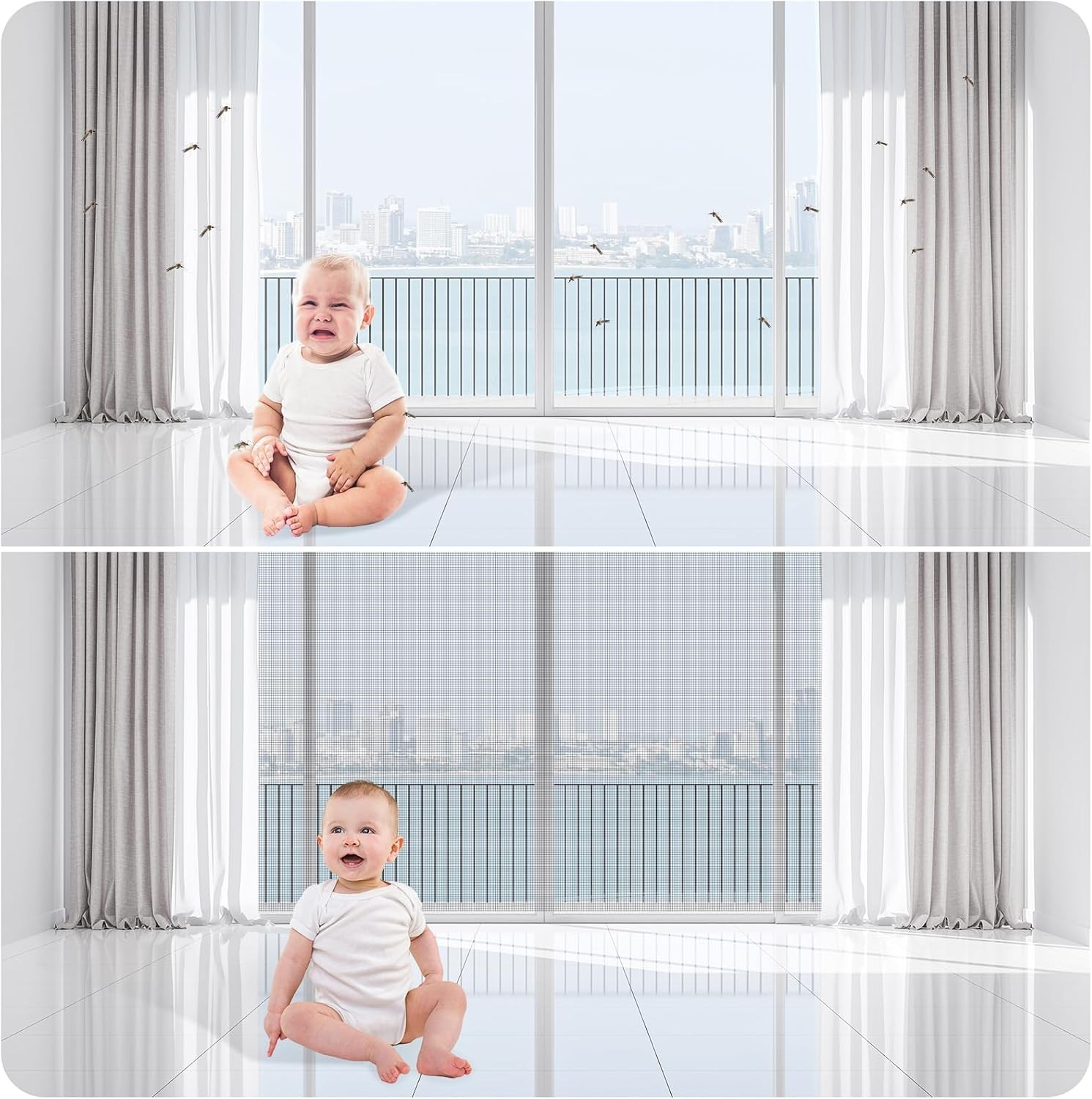 48″x102″ Windows Screen Mesh,Fiberglass Window Mesh, Door Black