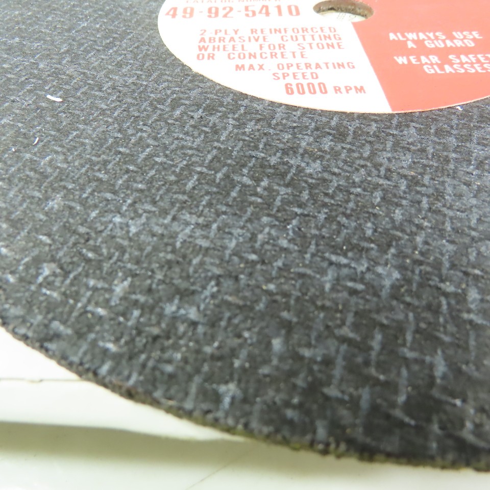 Milwaukee 49-92-5410 10-1/8″ Abrasive Cutoff Wheel For Masonry 3/4″ Arbor