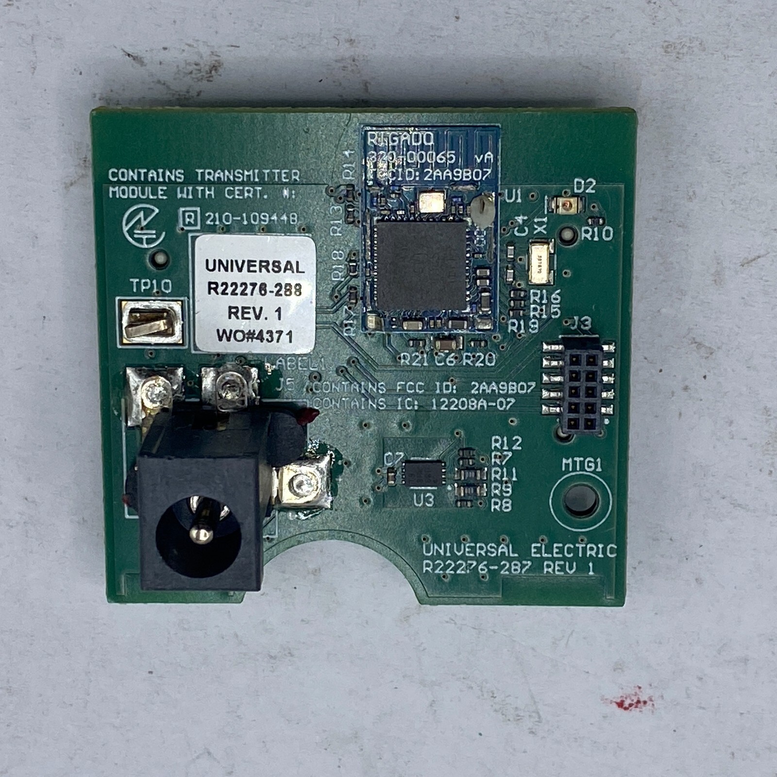 Universal Electric R22276-287 REV 1 – ⭐