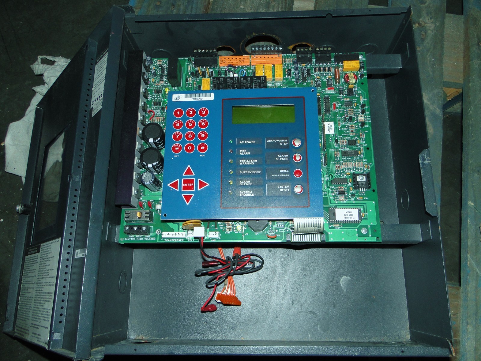 Chemetron Micro 200-I Intelligent Fire Detection and Alarm System Untested READ