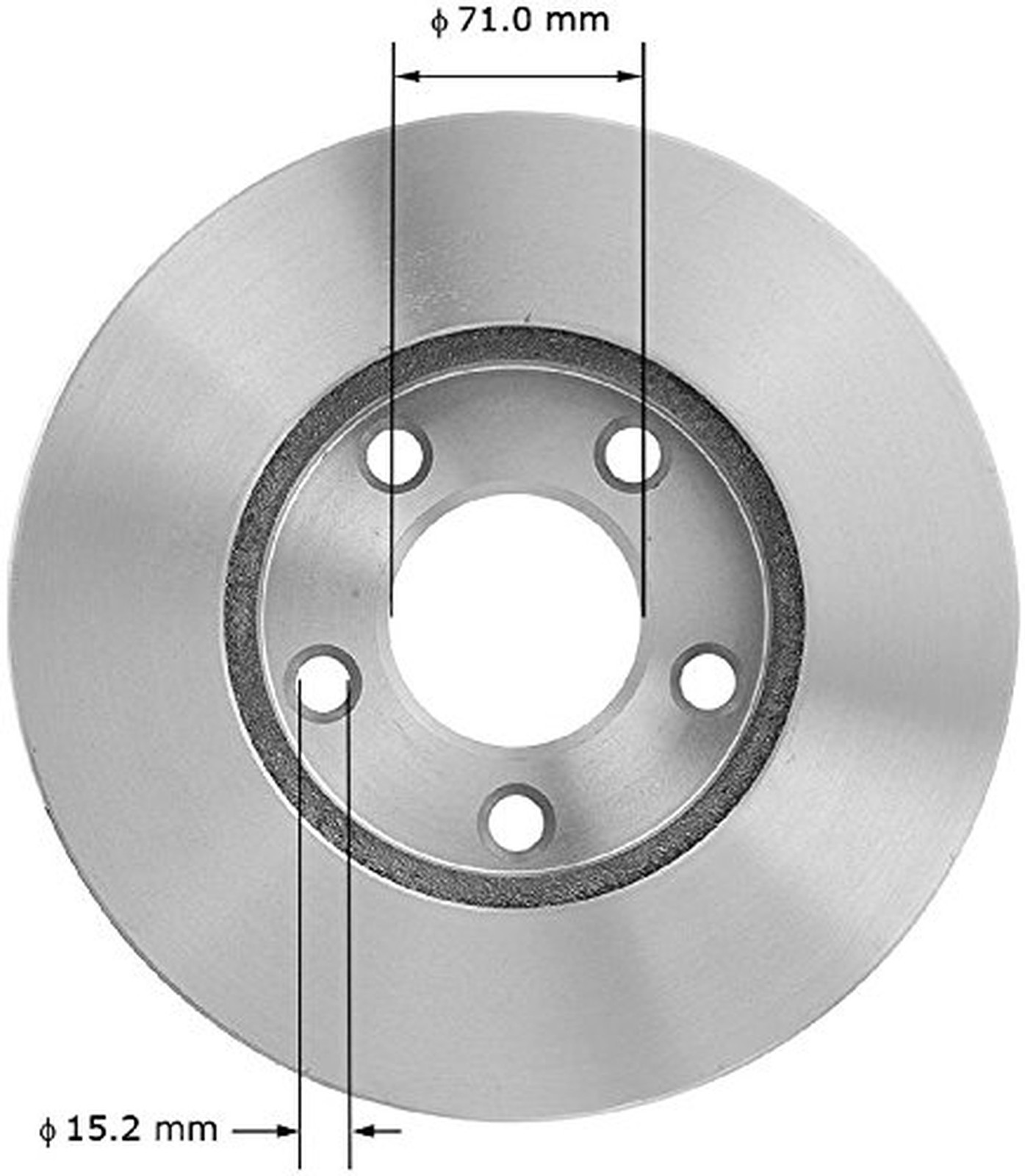 Bendix Premium PRT1911 Front Brake Rotor for Ford Mustang 2004-1994
