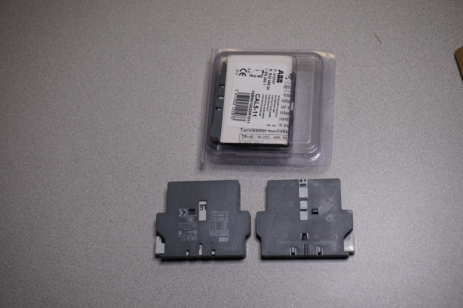 10pc (5 boxes of 2) lot ABB CAL5-11 AUXILIARY CONTACT